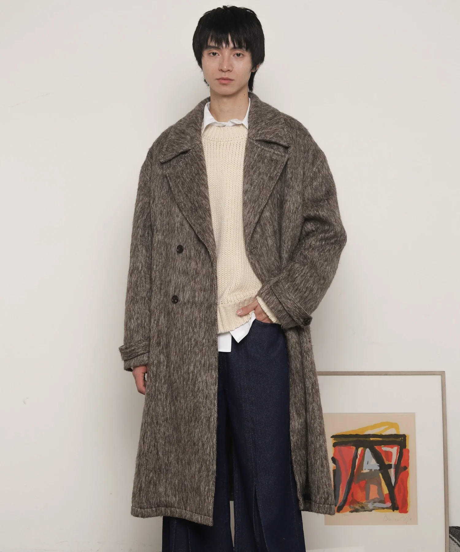 シャギーオーバーコート - Image 2