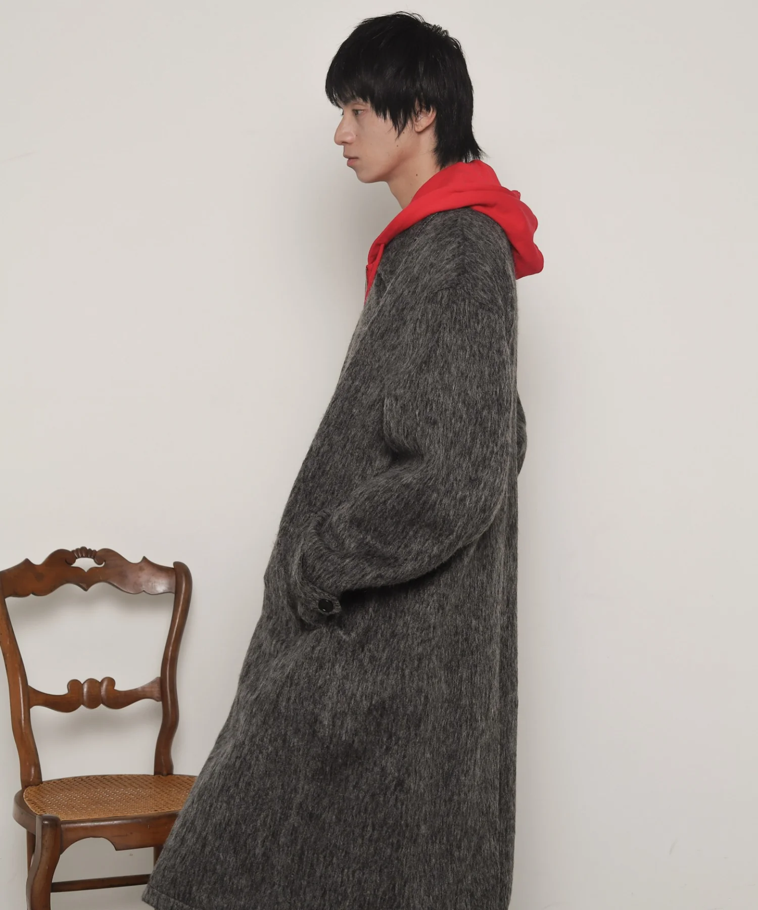 シャギーオーバーコート - Image 20