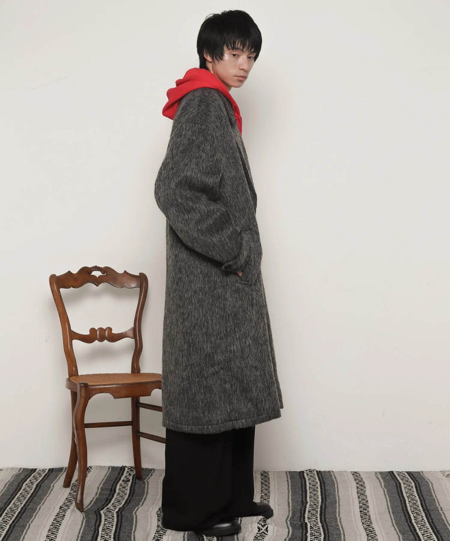 シャギーオーバーコート - Image 27