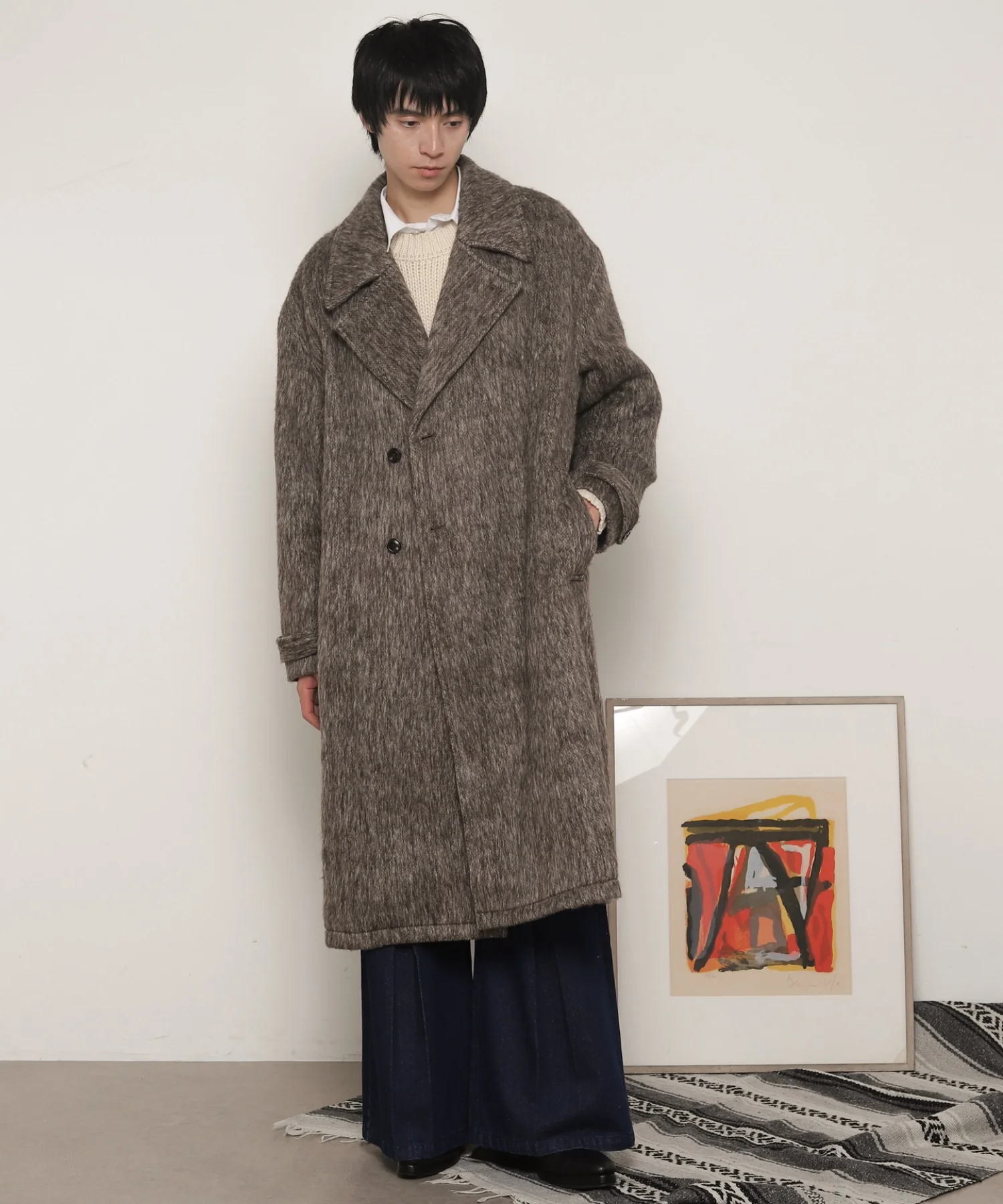 シャギーオーバーコート - Image 4