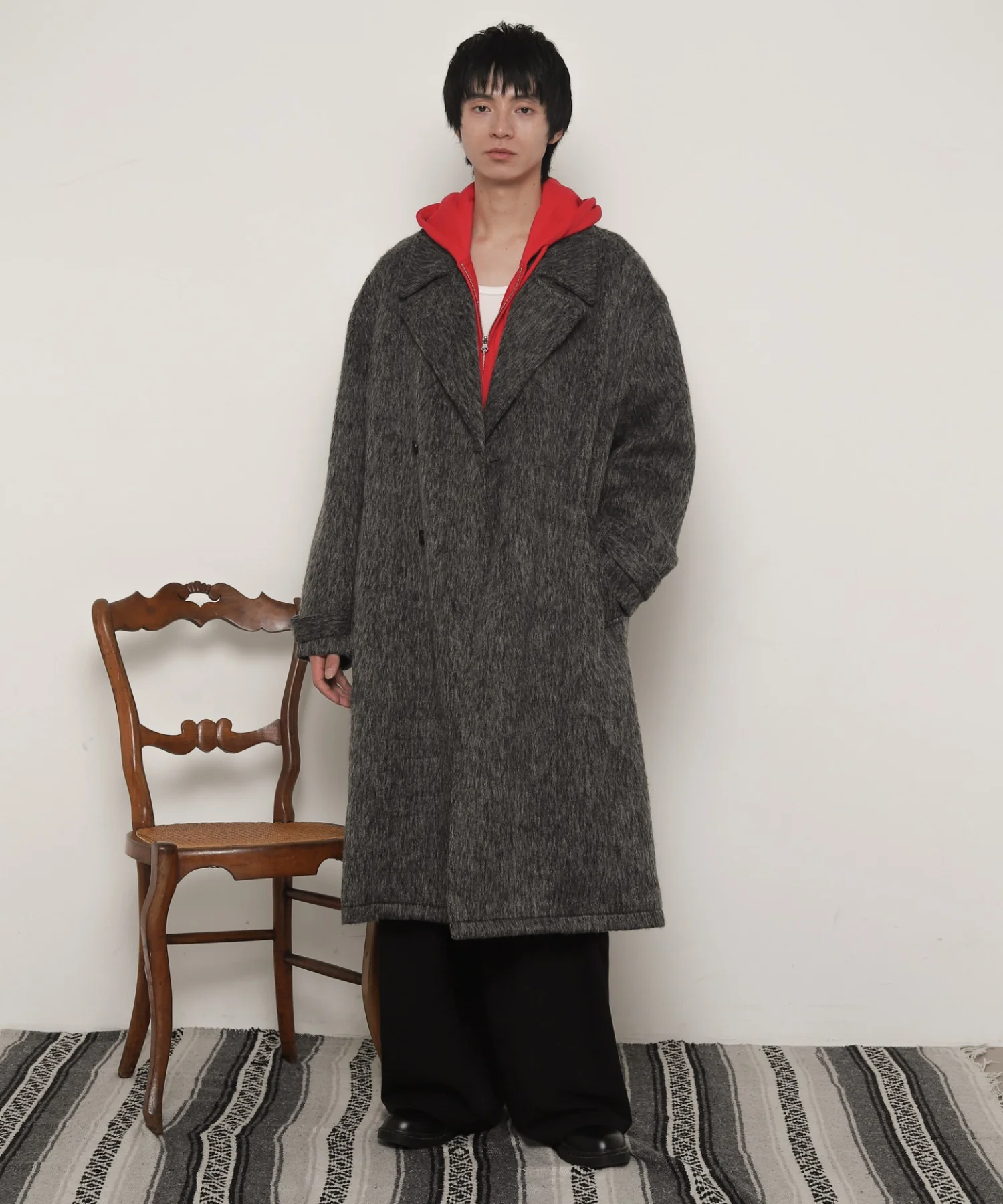 シャギーオーバーコート - Image 5