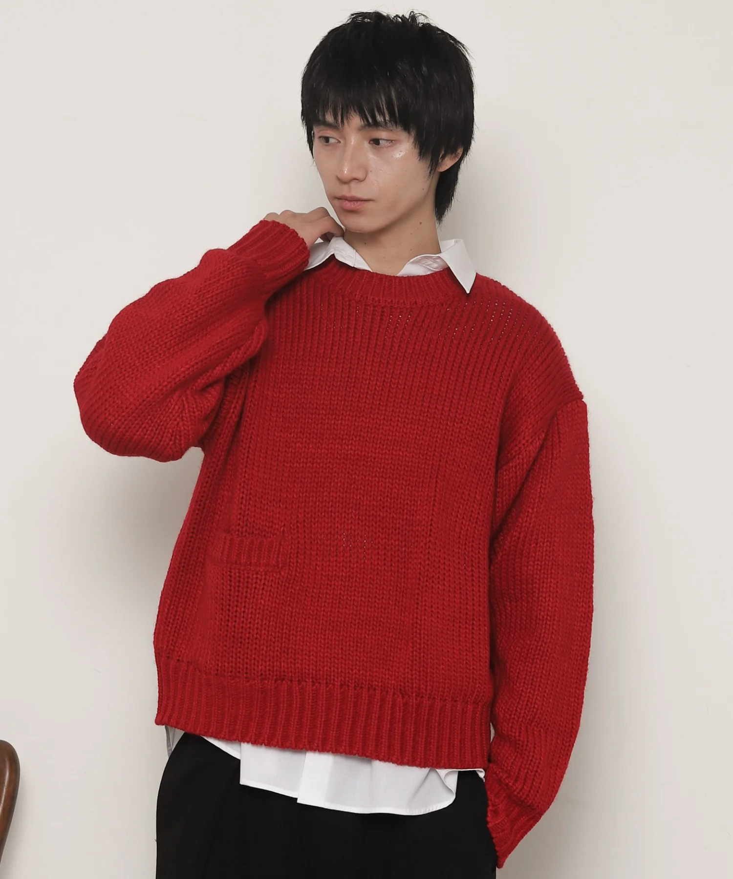 クロップドチャンキーニットプルオーバー - Image 11