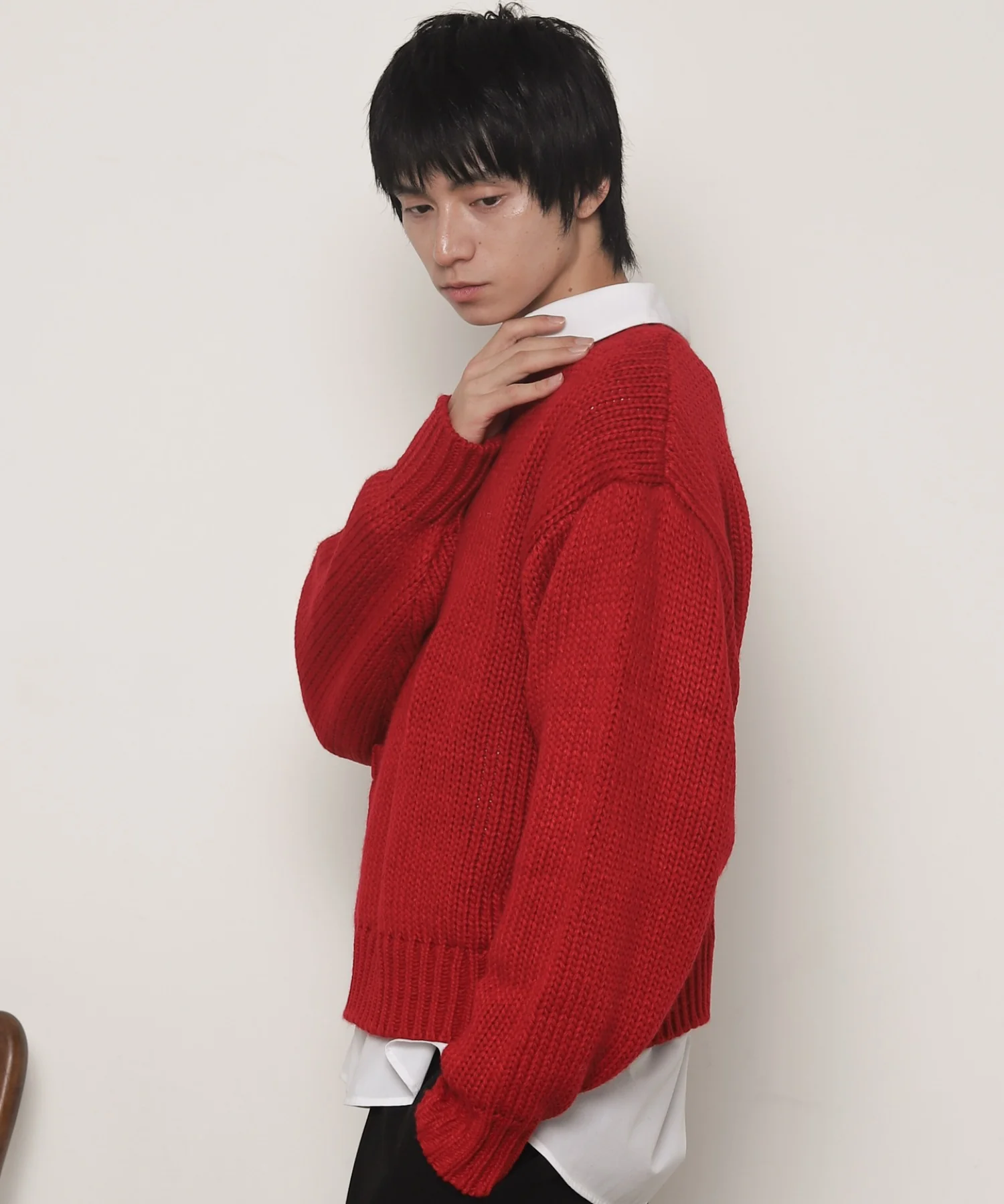 クロップドチャンキーニットプルオーバー - Image 12