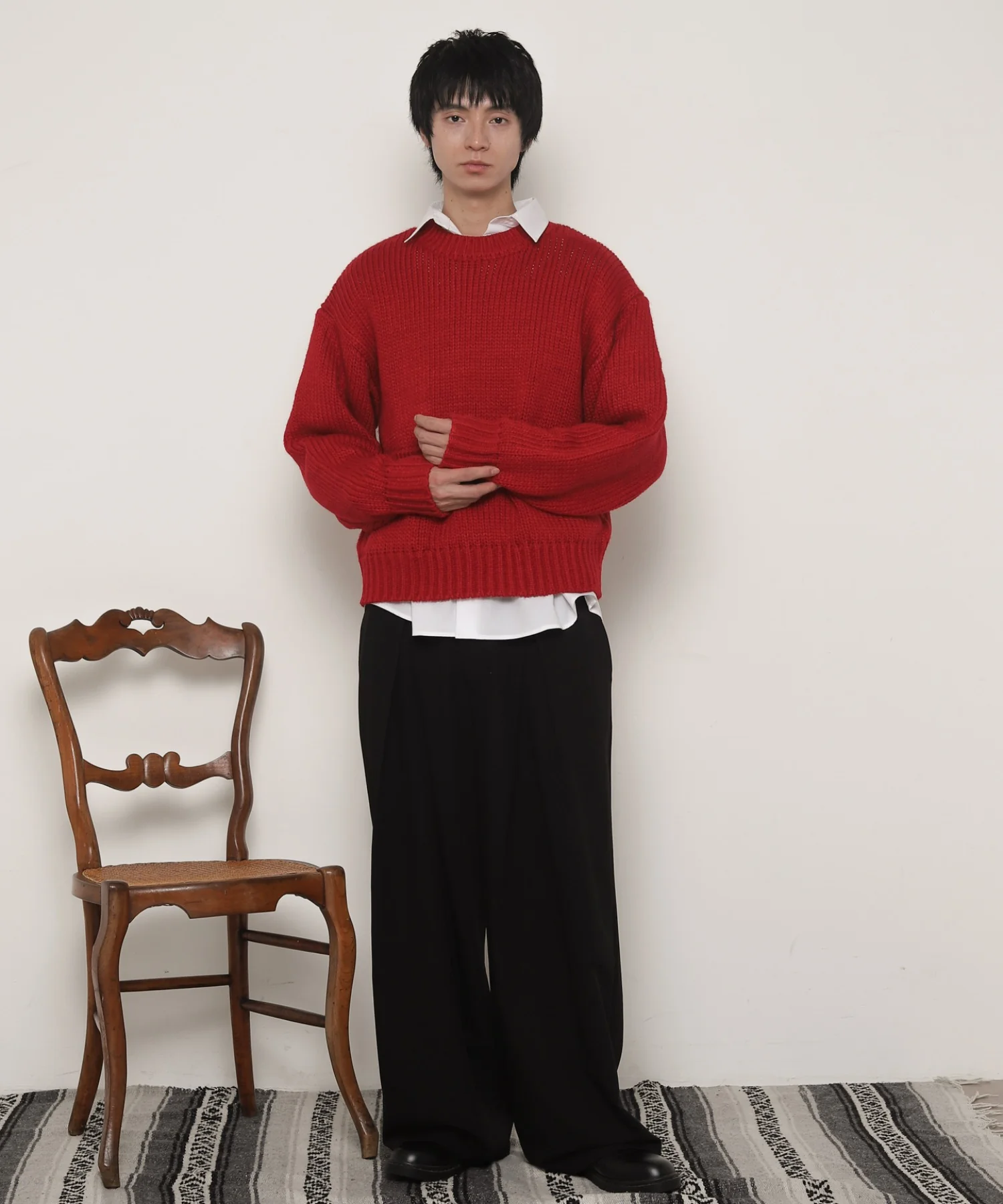 クロップドチャンキーニットプルオーバー - Image 15