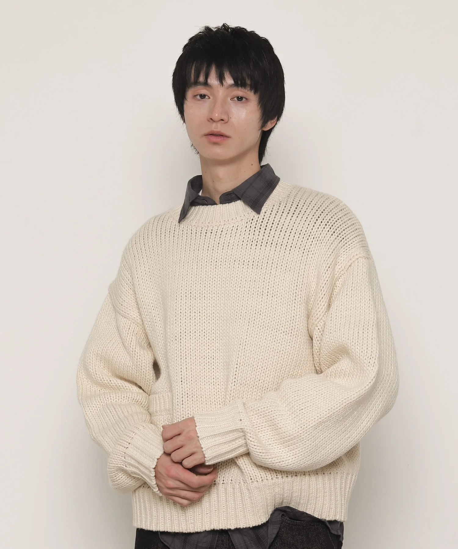 クロップドチャンキーニットプルオーバー - Image 20