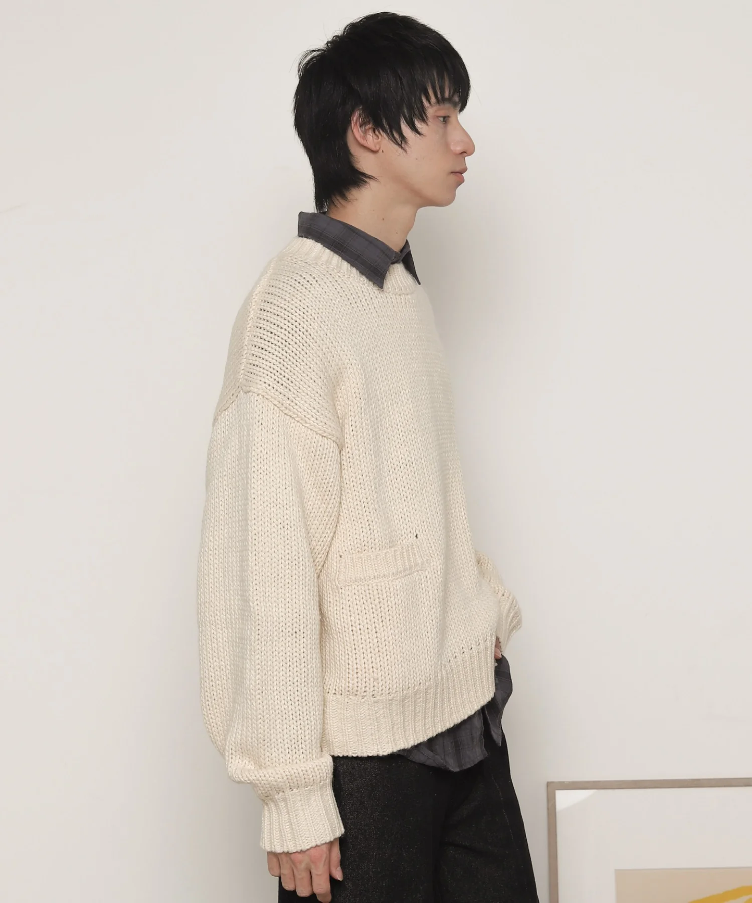クロップドチャンキーニットプルオーバー - Image 23