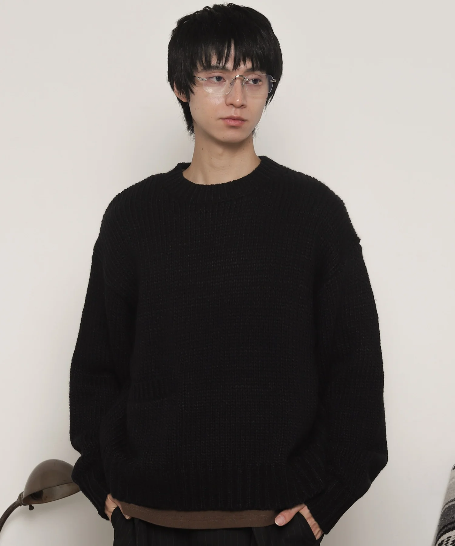 クロップドチャンキーニットプルオーバー - Image 28
