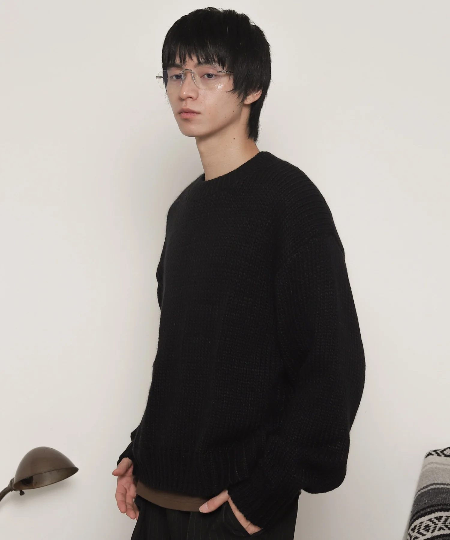 クロップドチャンキーニットプルオーバー - Image 29