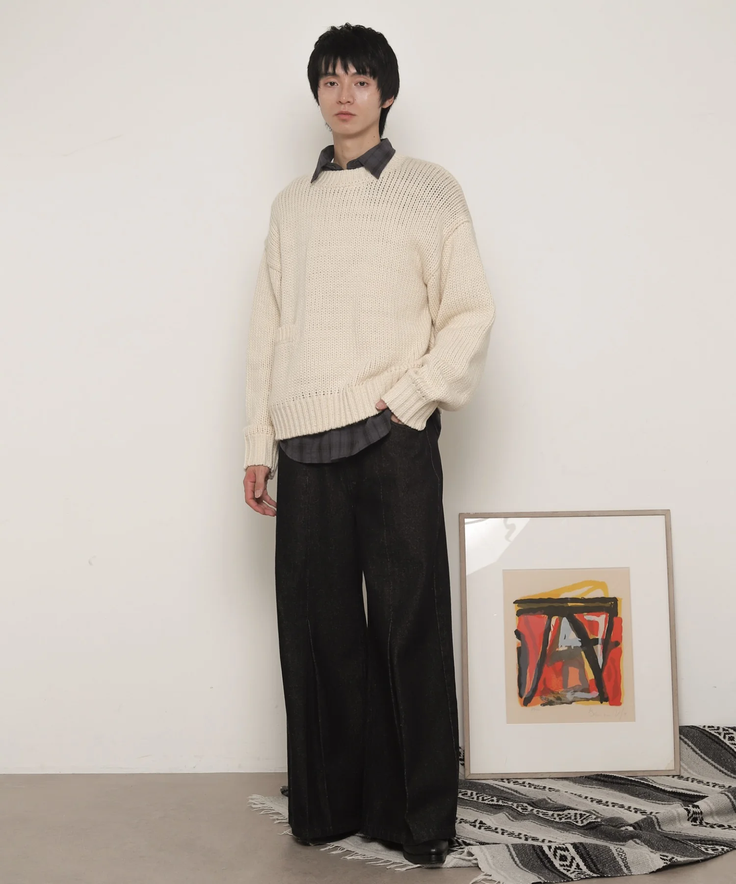 クロップドチャンキーニットプルオーバー - Image 5