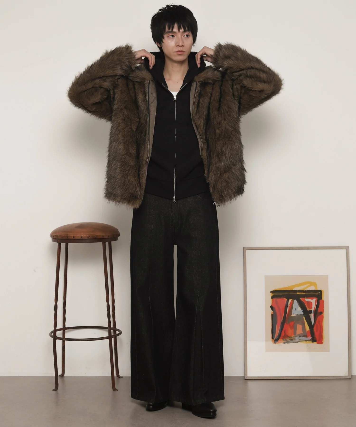 フェイクファーZIPブルゾン - Image 18