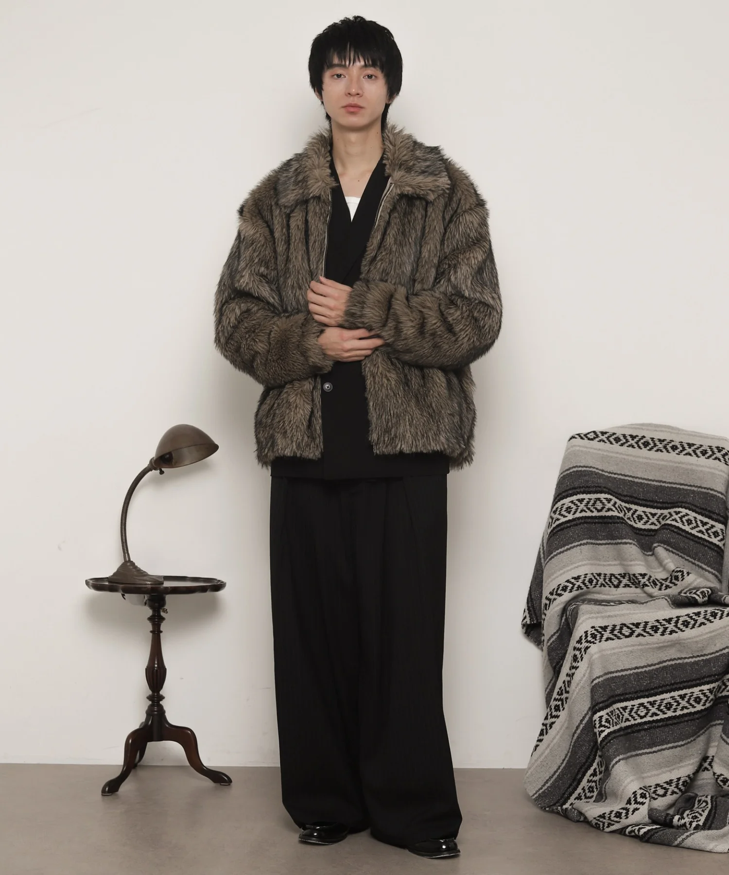 フェイクファーZIPブルゾン - Image 4