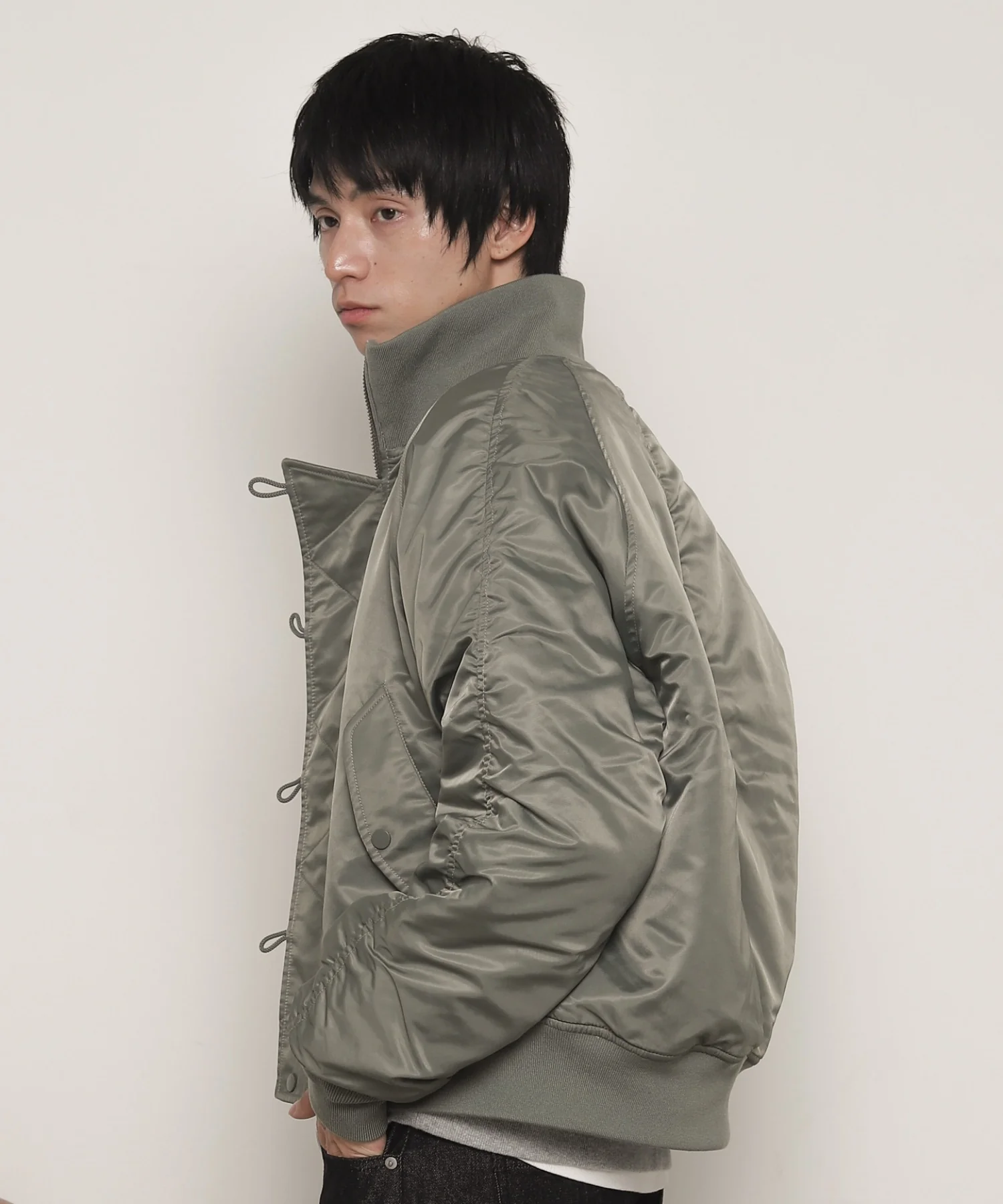 ナイロンスタンドブルゾン - Image 12
