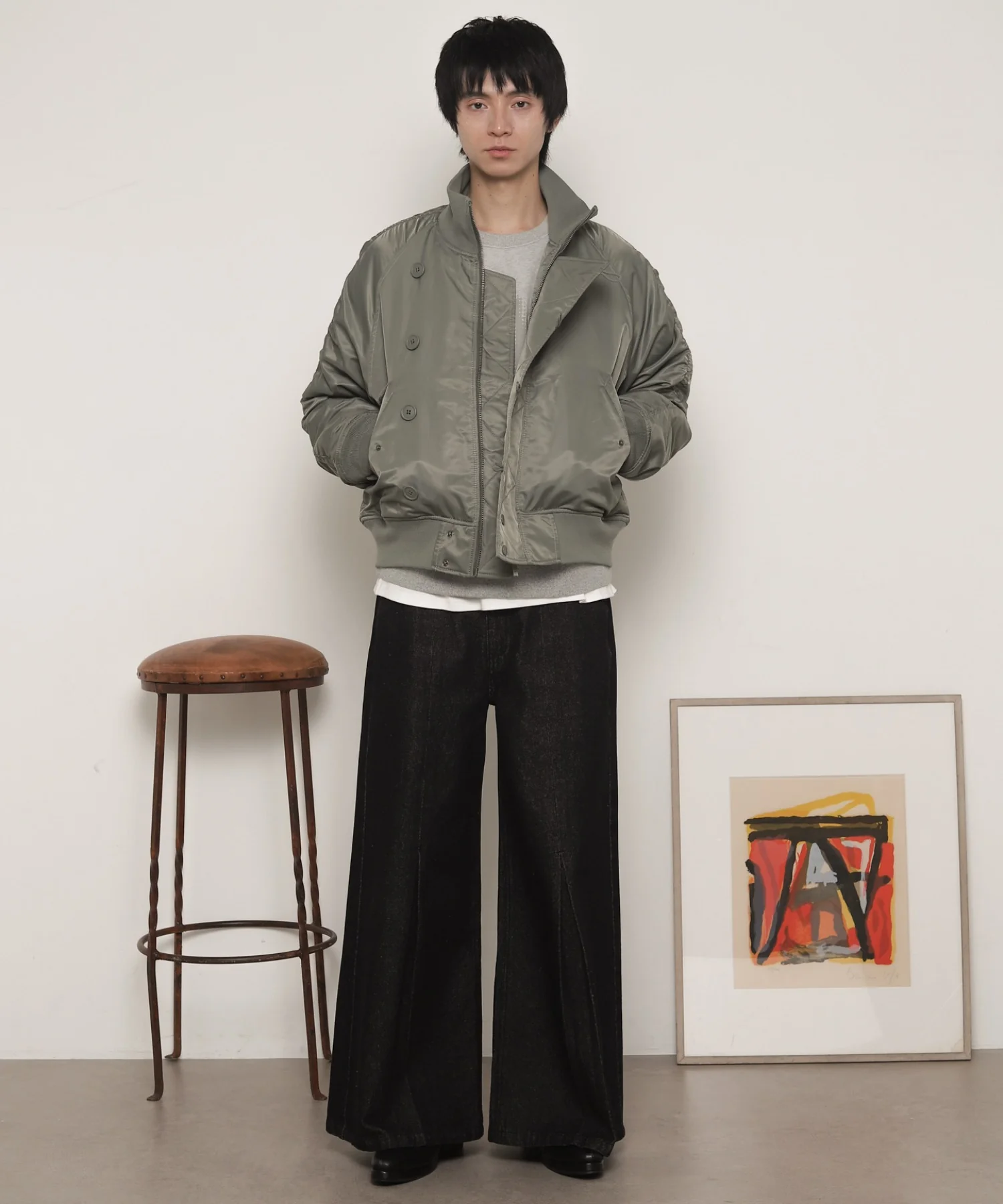 ナイロンスタンドブルゾン - Image 15