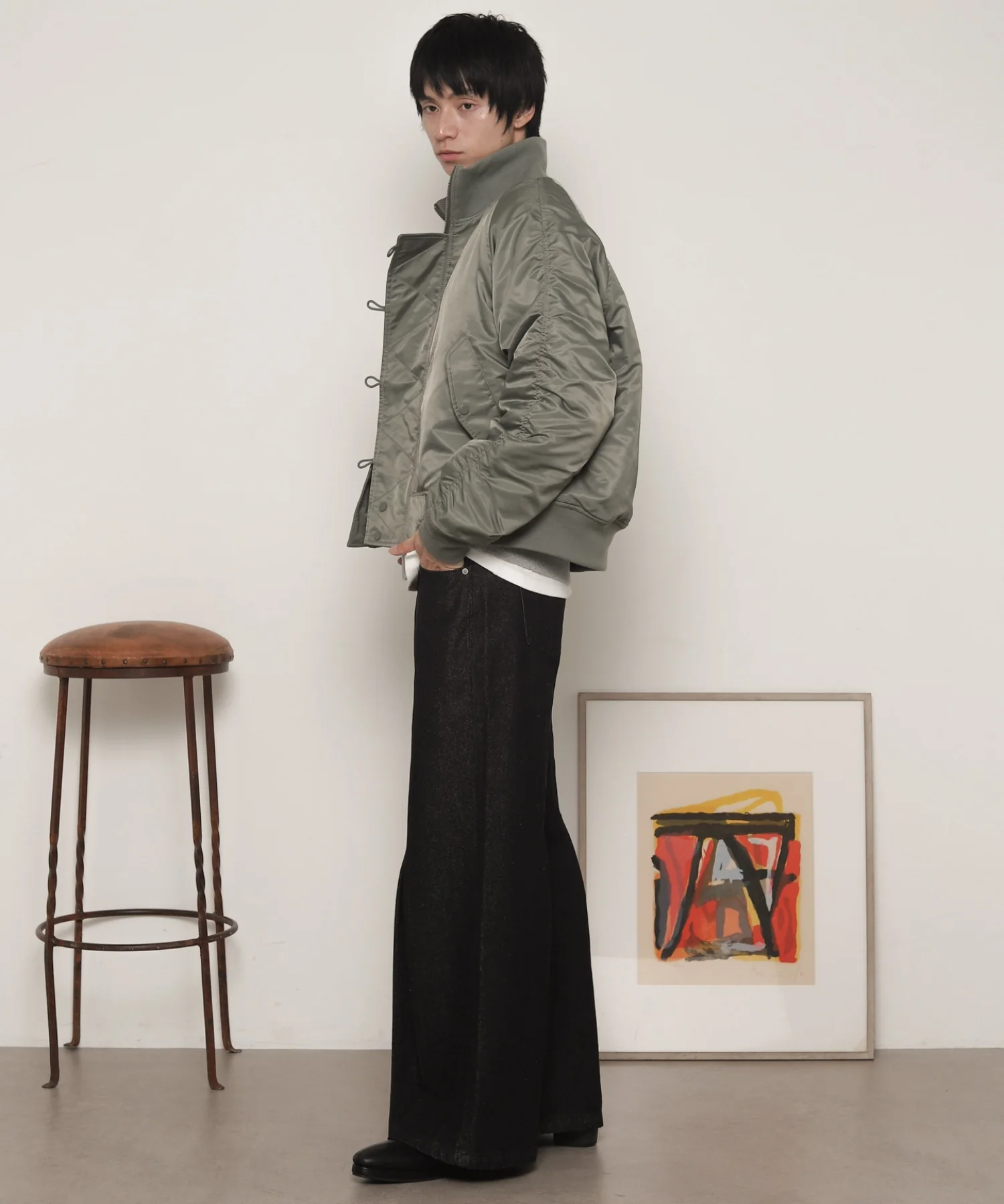 ナイロンスタンドブルゾン - Image 16