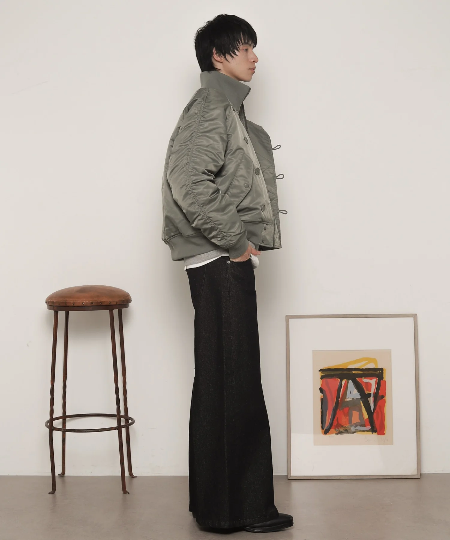 ナイロンスタンドブルゾン - Image 18