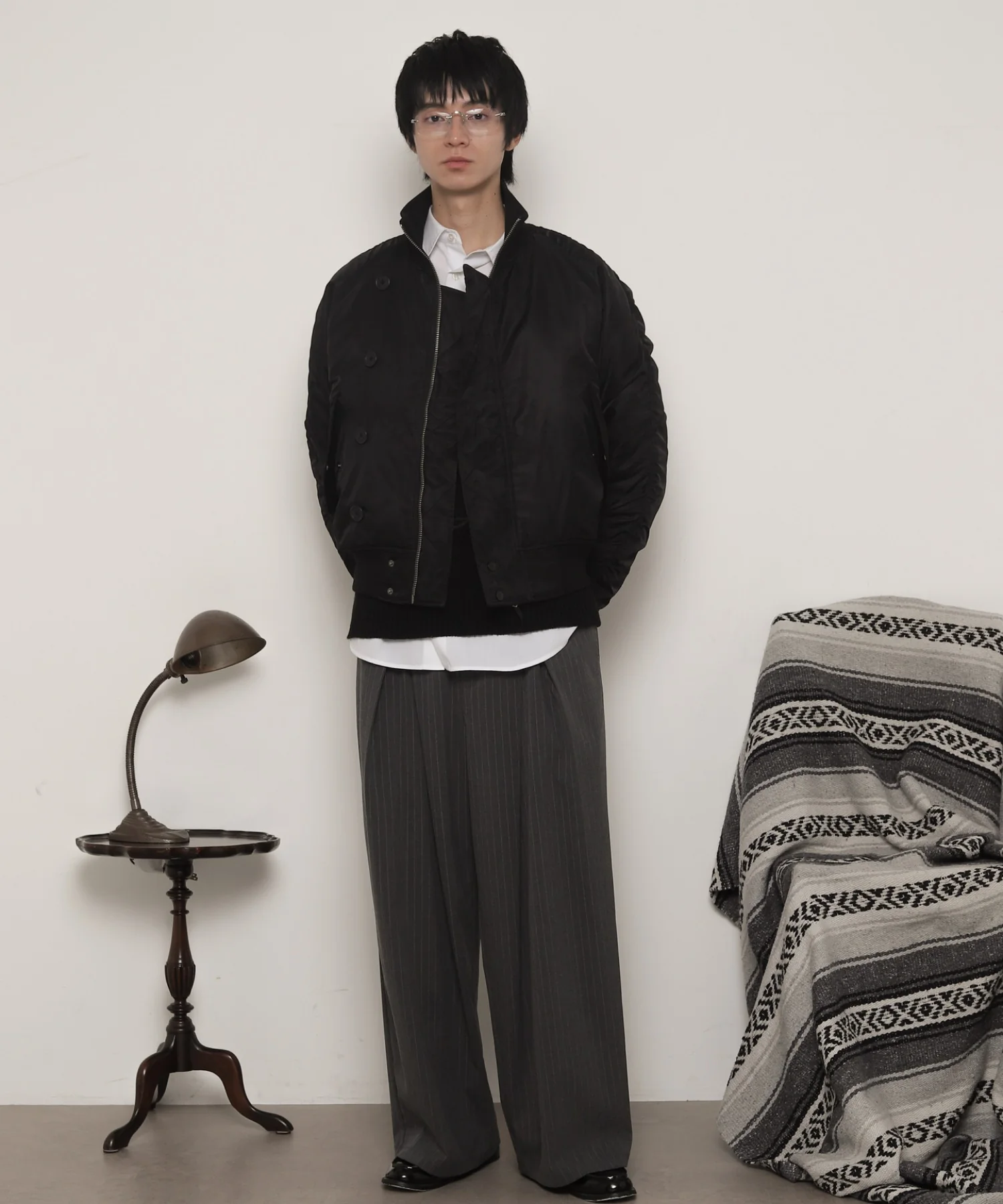 ナイロンスタンドブルゾン - Image 23