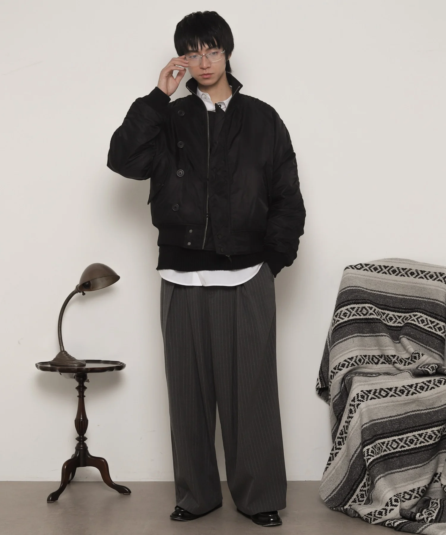 ナイロンスタンドブルゾン - Image 3