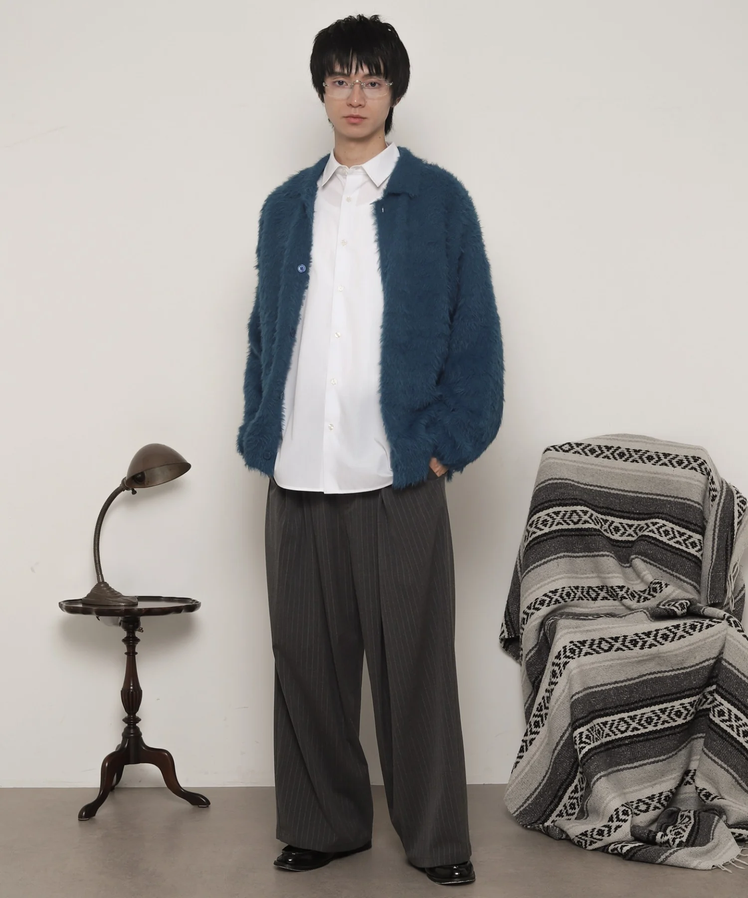 フェザーニットボタンシャツ - Image 4