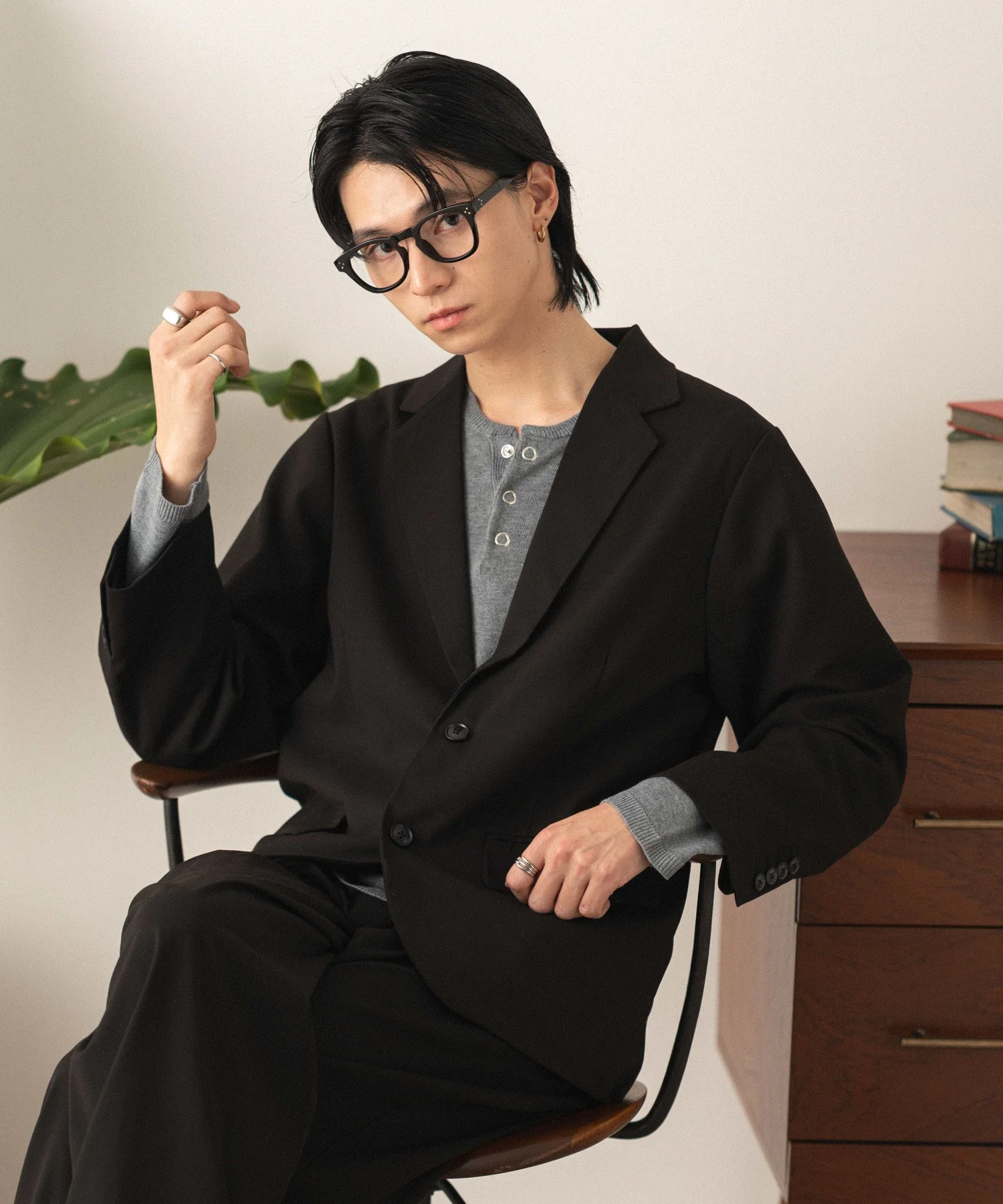 シングルテーラードジャケット - Image 3