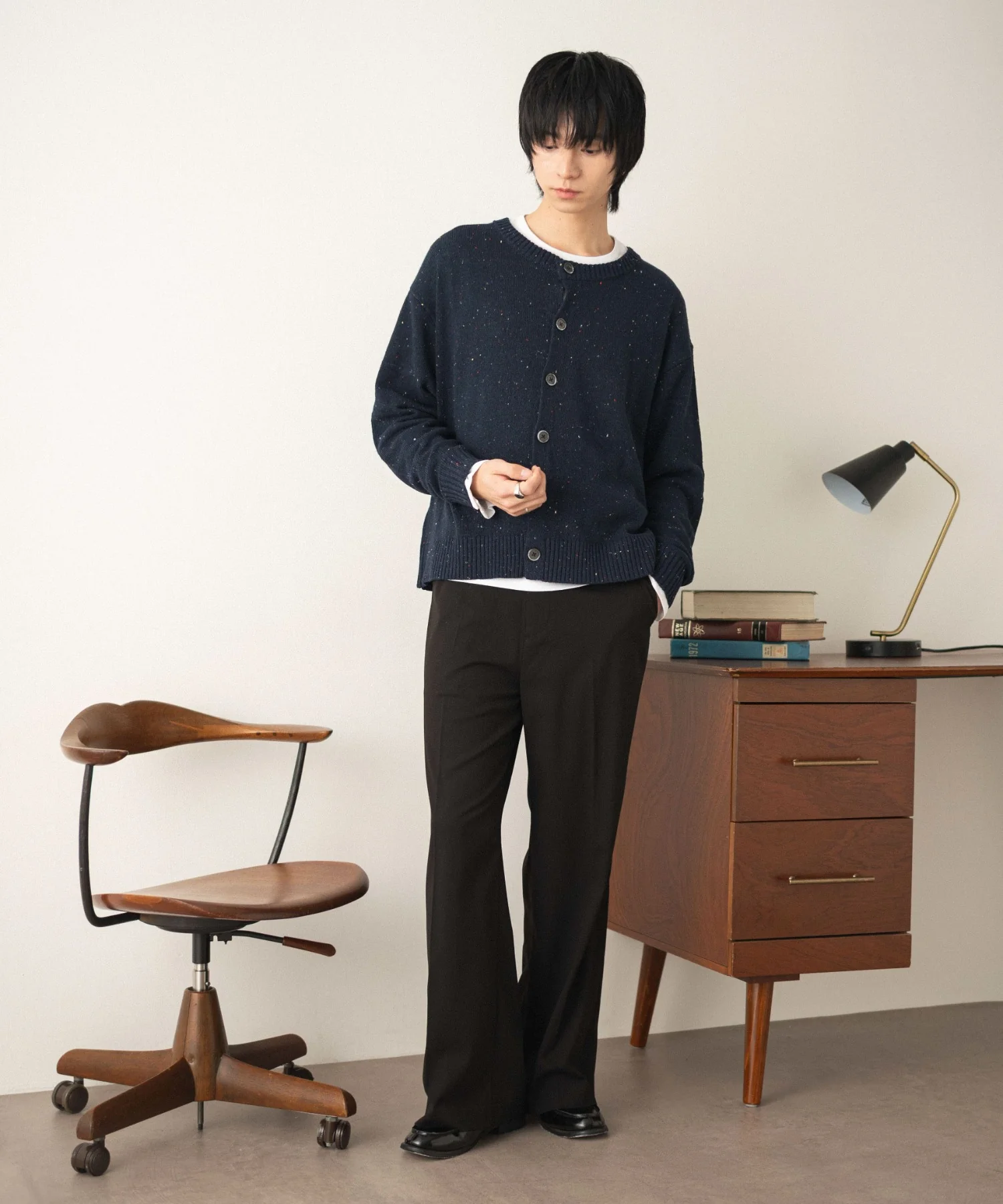 ネップクルーネックカーディガン - Image 13