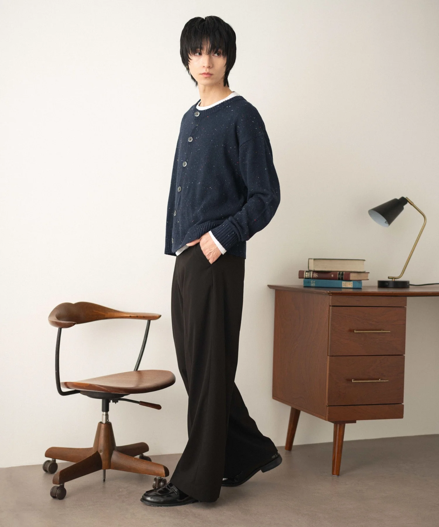 ネップクルーネックカーディガン - Image 14