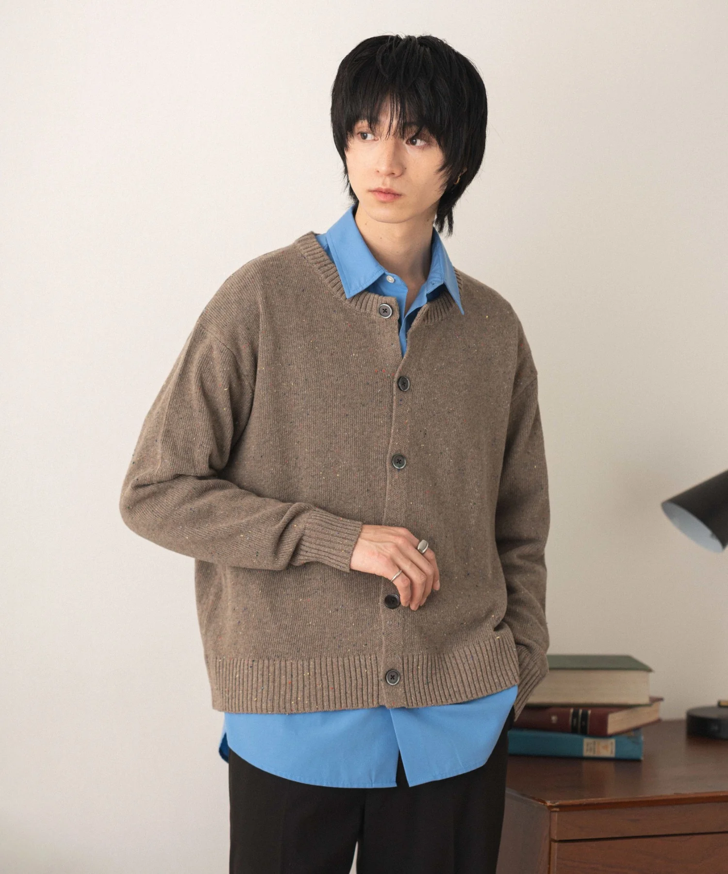 ネップクルーネックカーディガン - Image 15