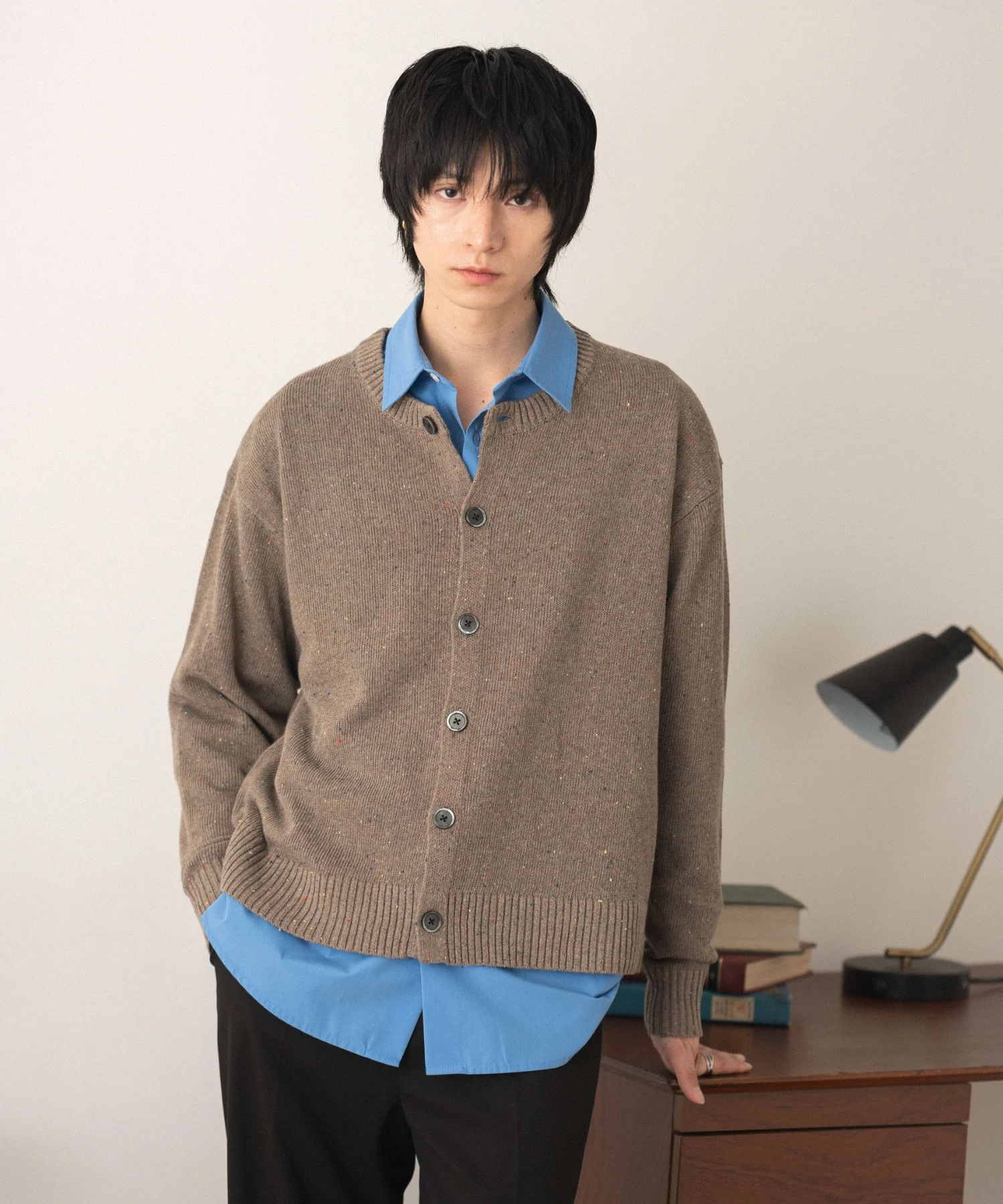 ネップクルーネックカーディガン - Image 16