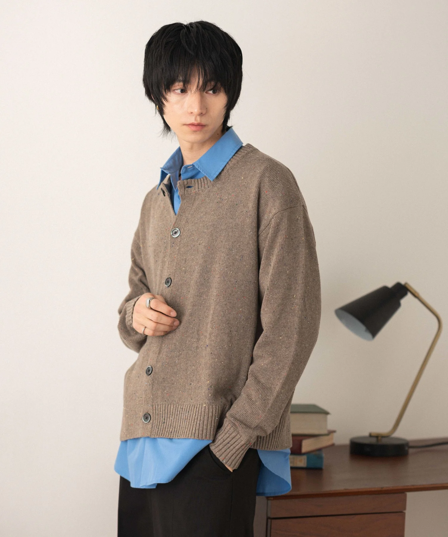 ネップクルーネックカーディガン - Image 17
