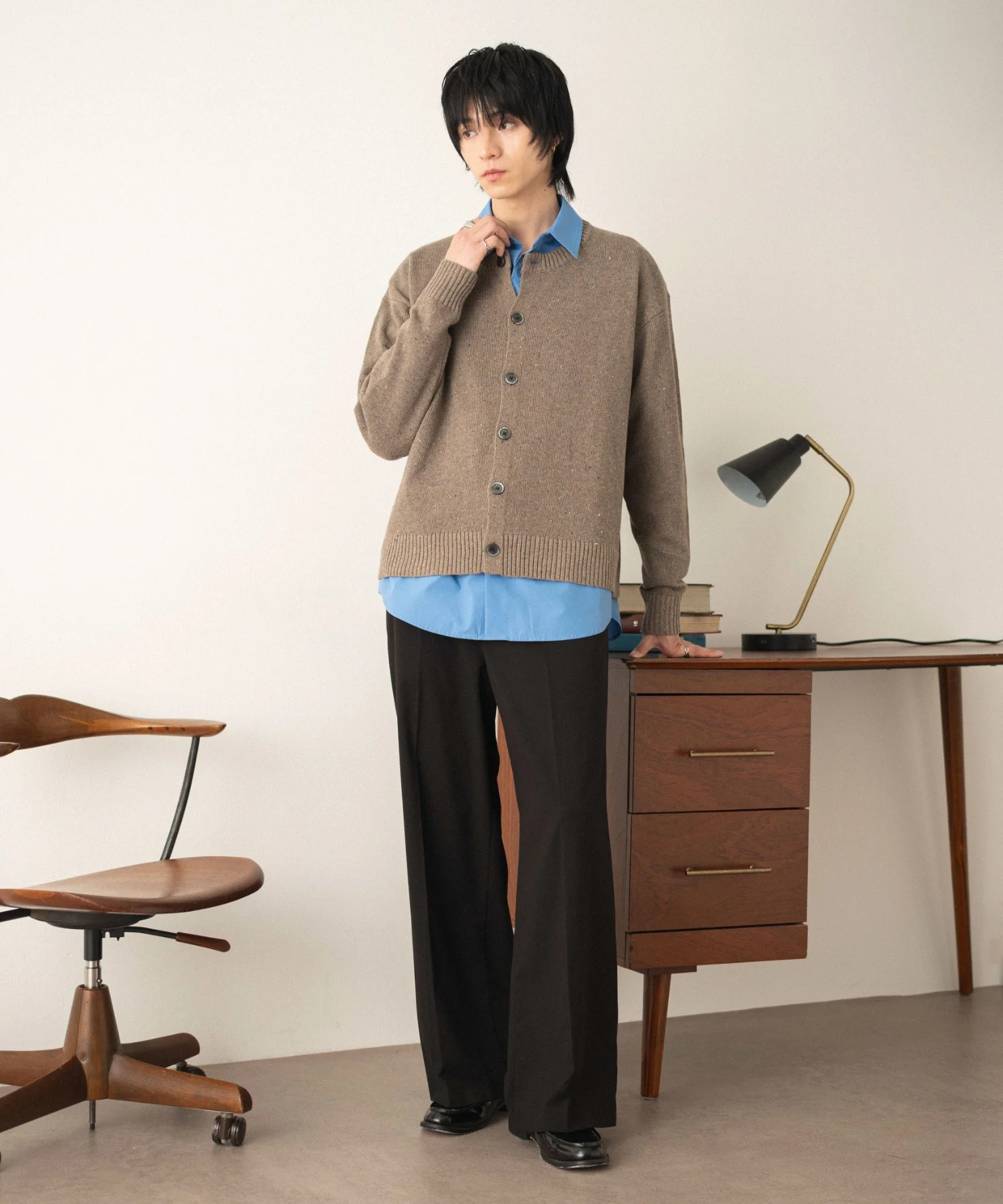 ネップクルーネックカーディガン - Image 18