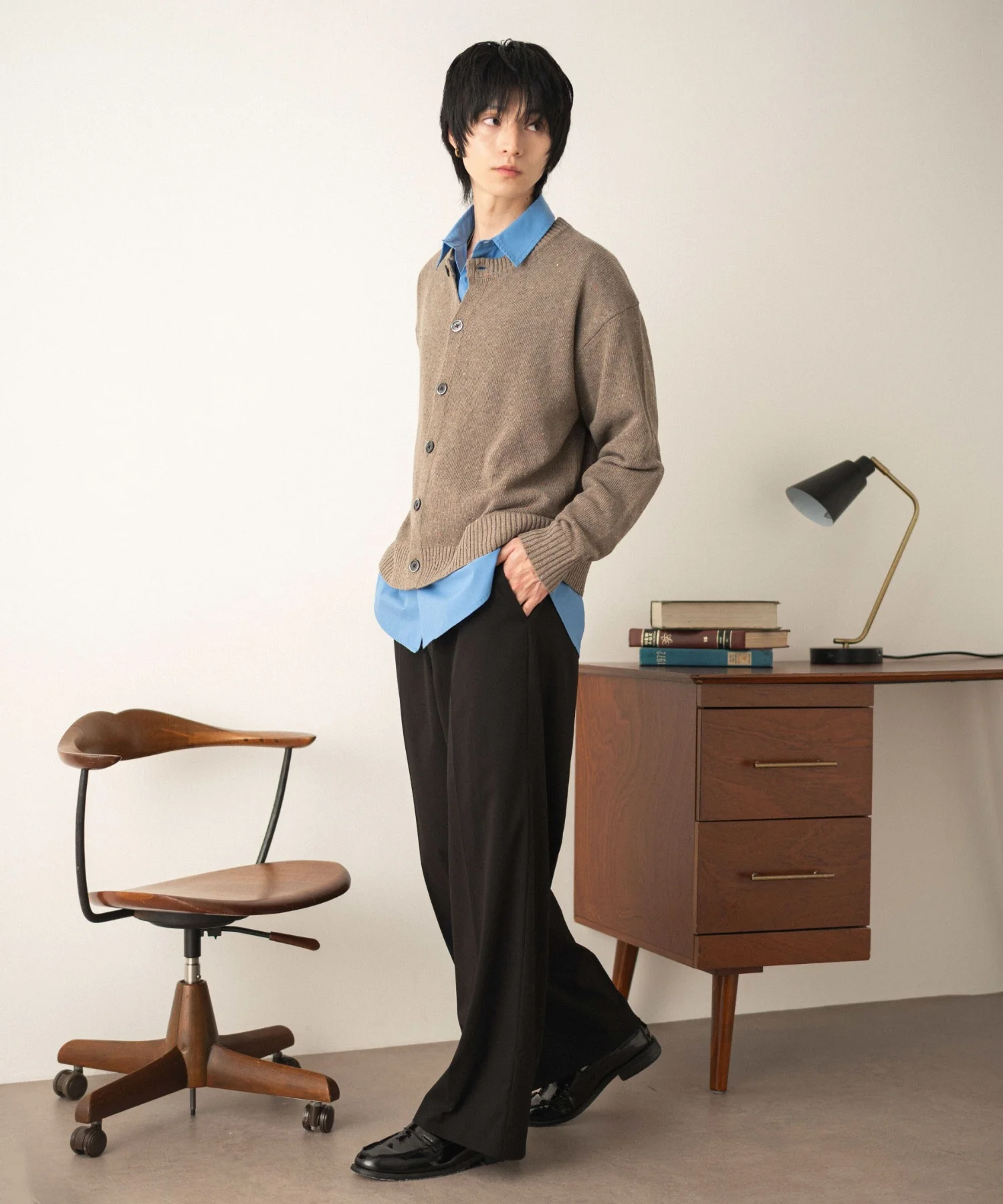 ネップクルーネックカーディガン - Image 19