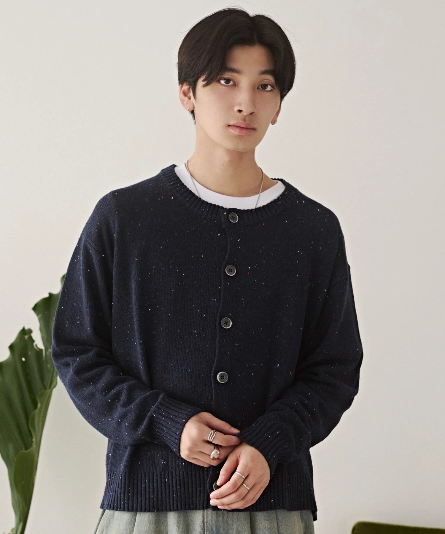 ネップクルーネックカーディガン - Image 23