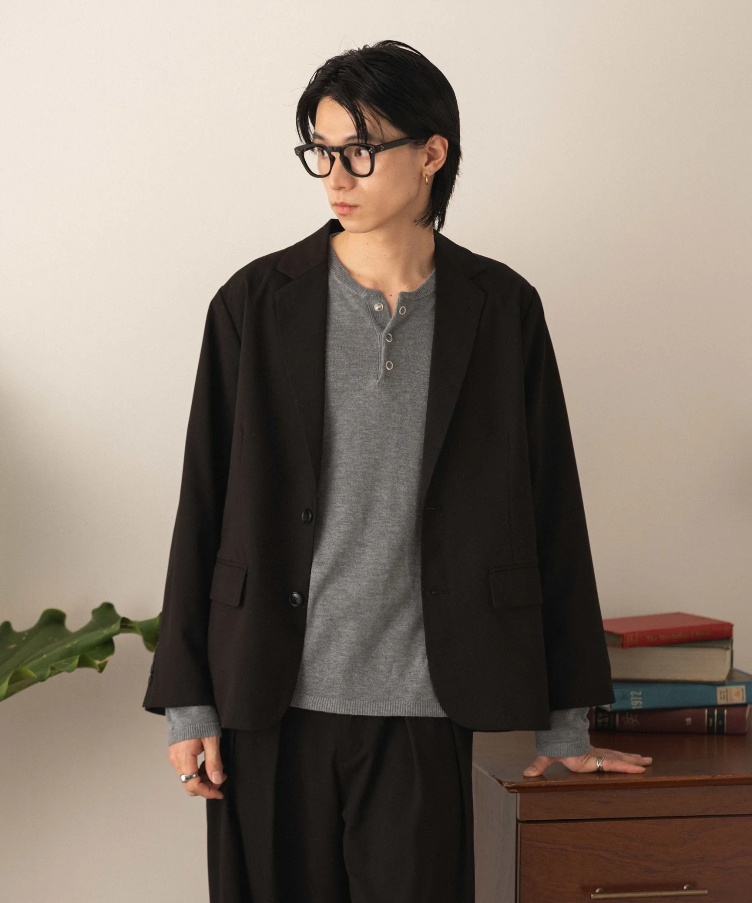 リングドットヘンリーネックプルオーバー - Image 13