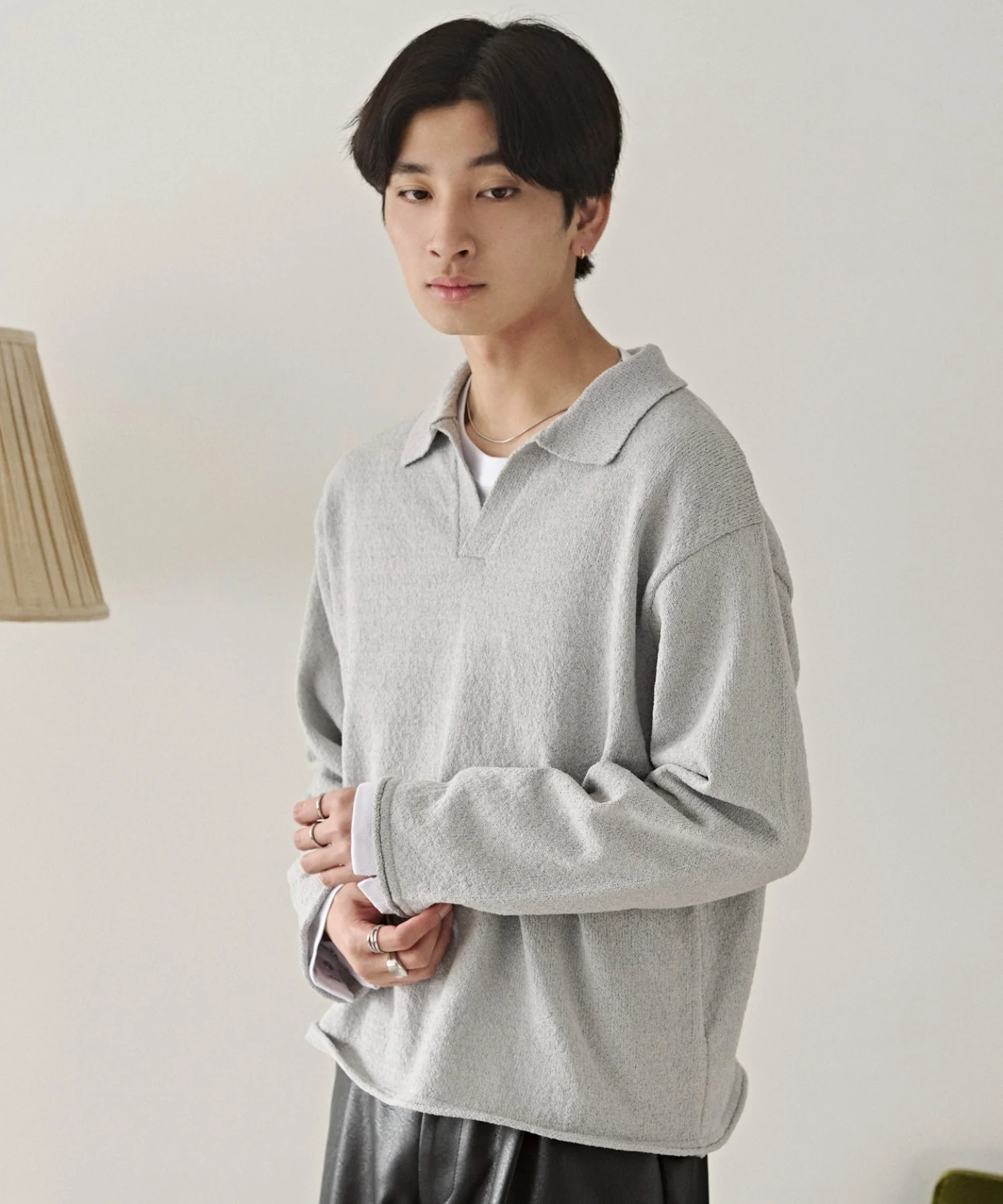 スキッパーニットポロ - Image 11
