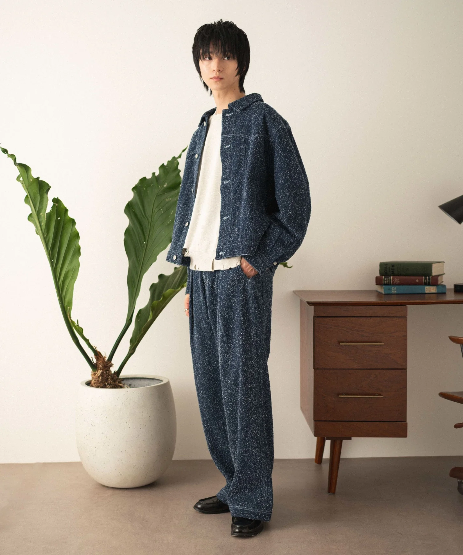 ネップデニムバギーパンツ - Image 14