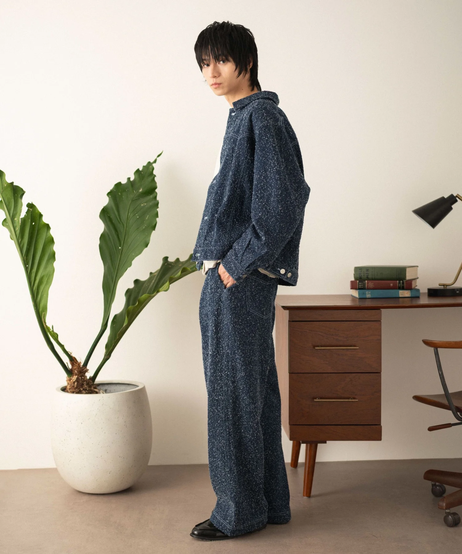 ネップデニムバギーパンツ - Image 15