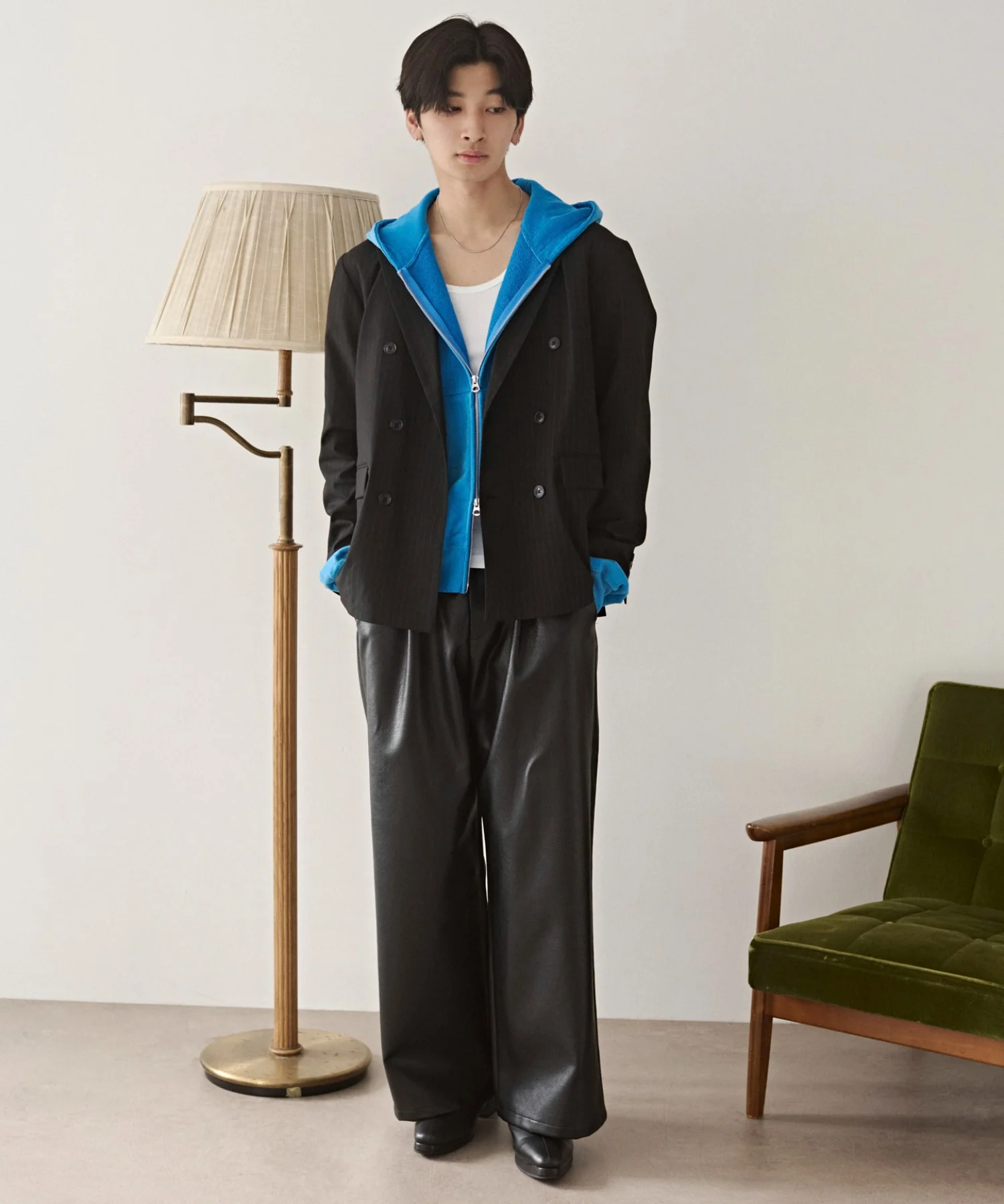 PUタックワイドトラウザー - Image 19