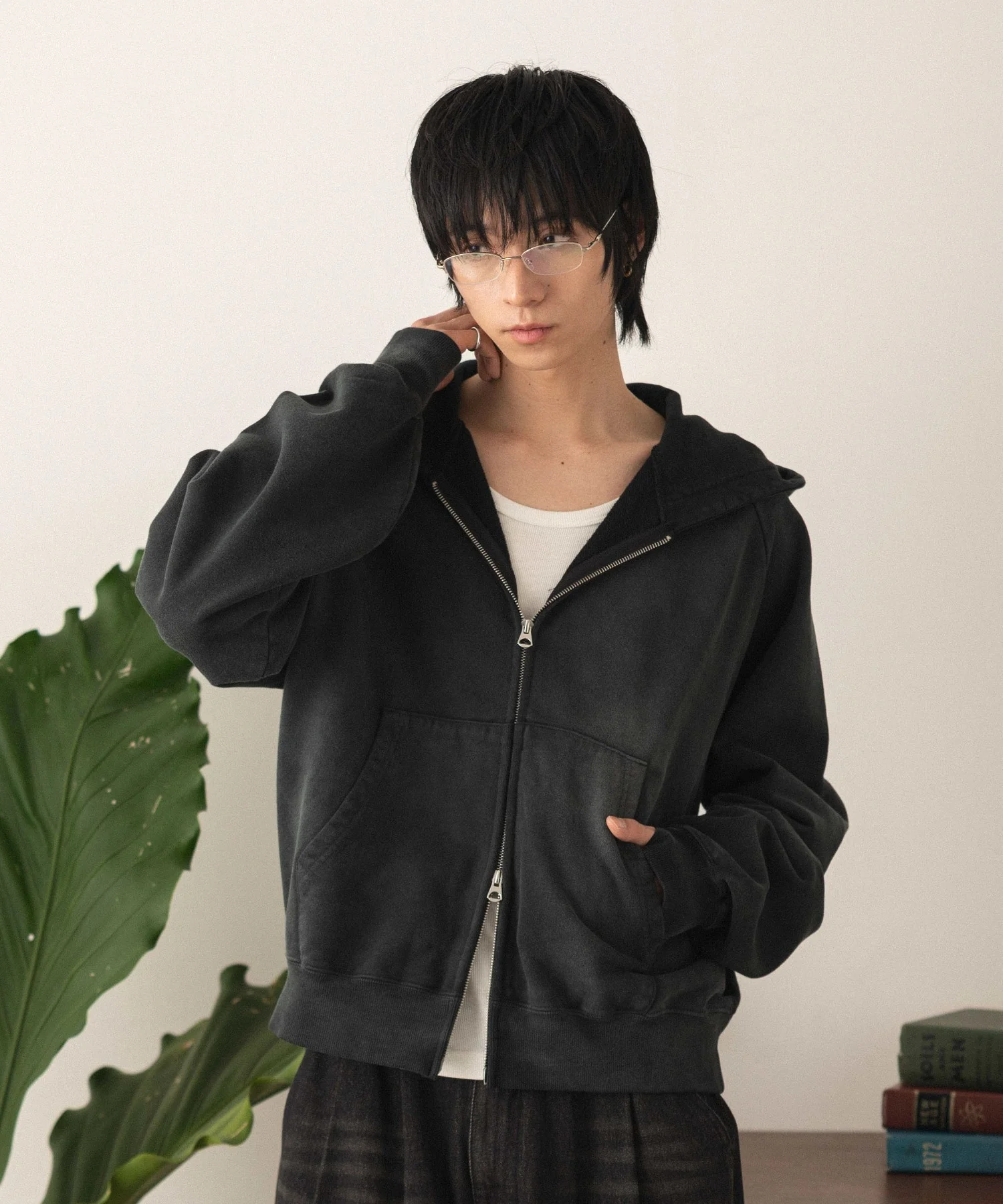 ショートZIPパーカー - Image 4