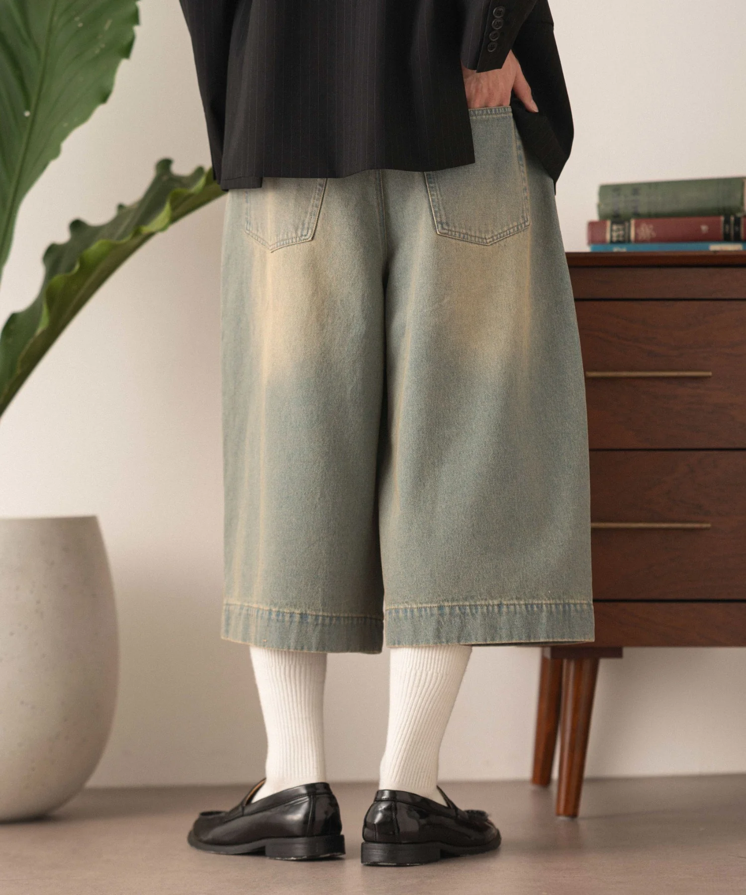 クロップドワイドデニムパンツ - Image 11