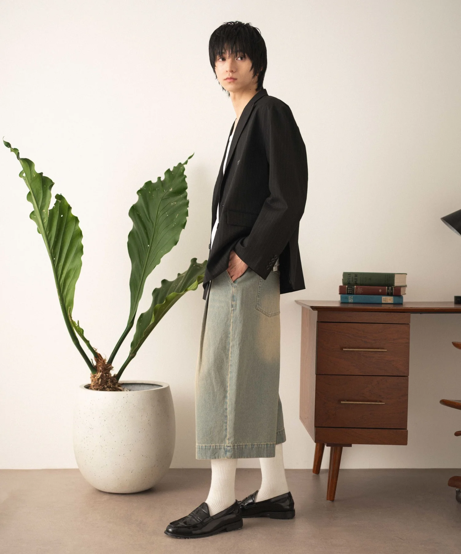 クロップドワイドデニムパンツ - Image 14