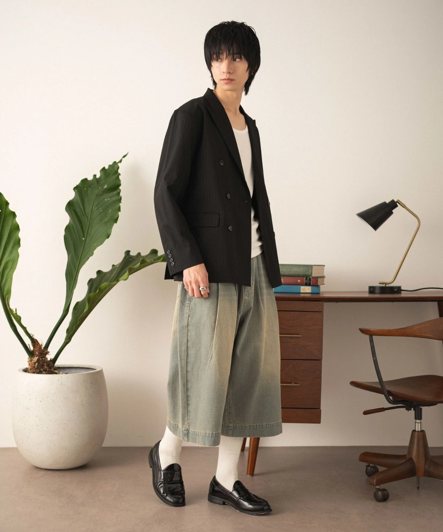 クロップドワイドデニムパンツ - Image 15