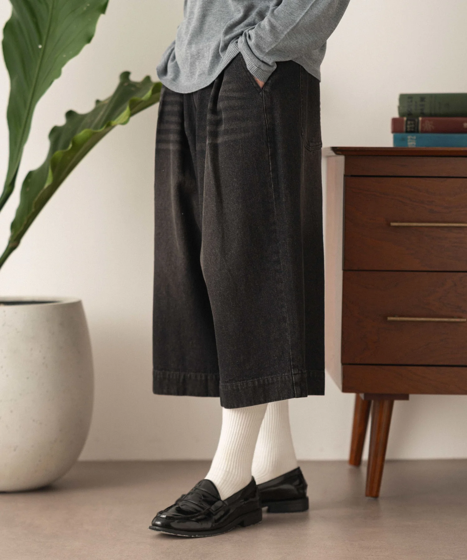 クロップドワイドデニムパンツ - Image 18