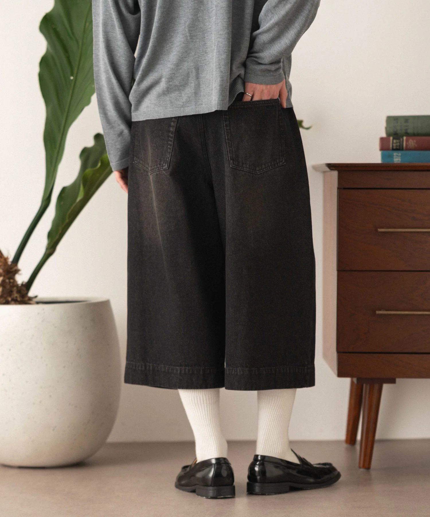 クロップドワイドデニムパンツ - Image 19