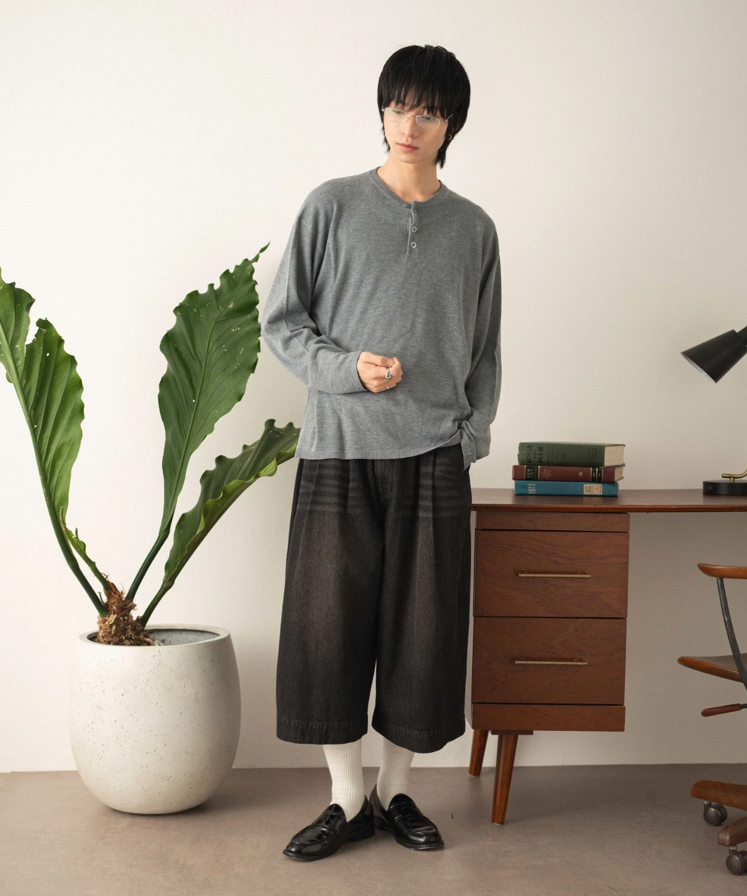 クロップドワイドデニムパンツ - Image 20