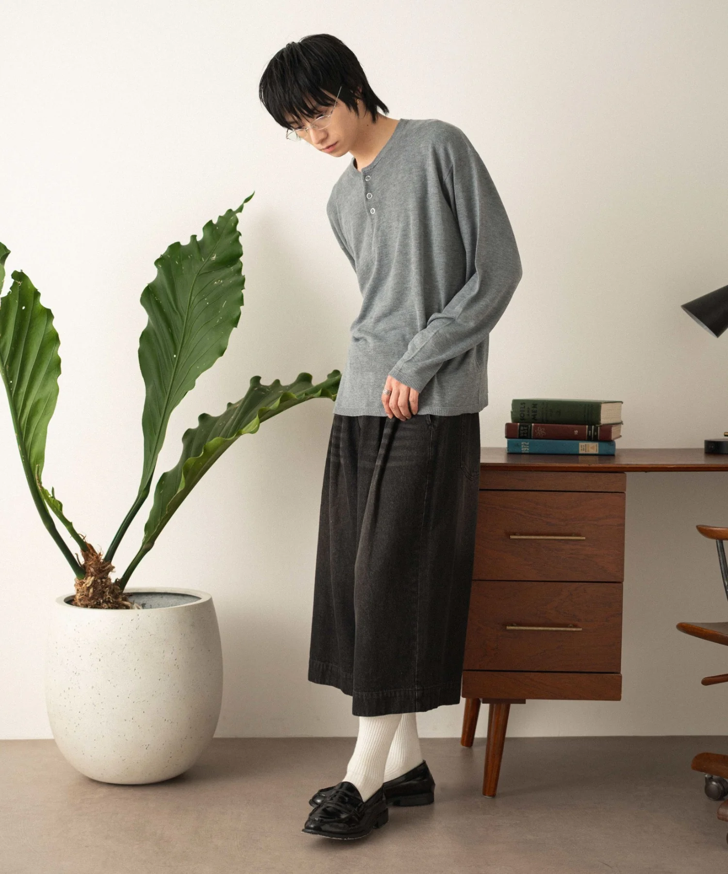 クロップドワイドデニムパンツ - Image 21