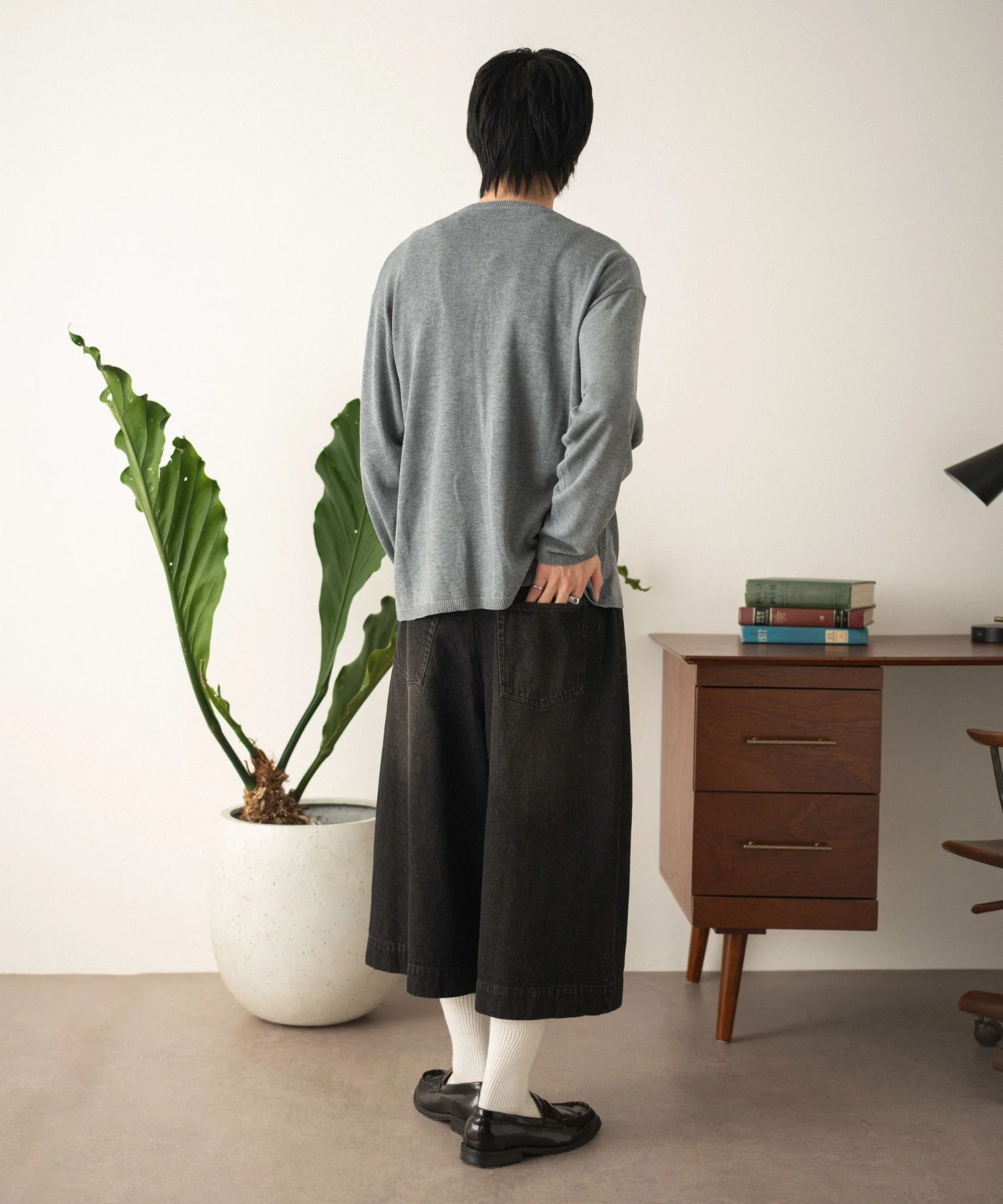 クロップドワイドデニムパンツ - Image 22