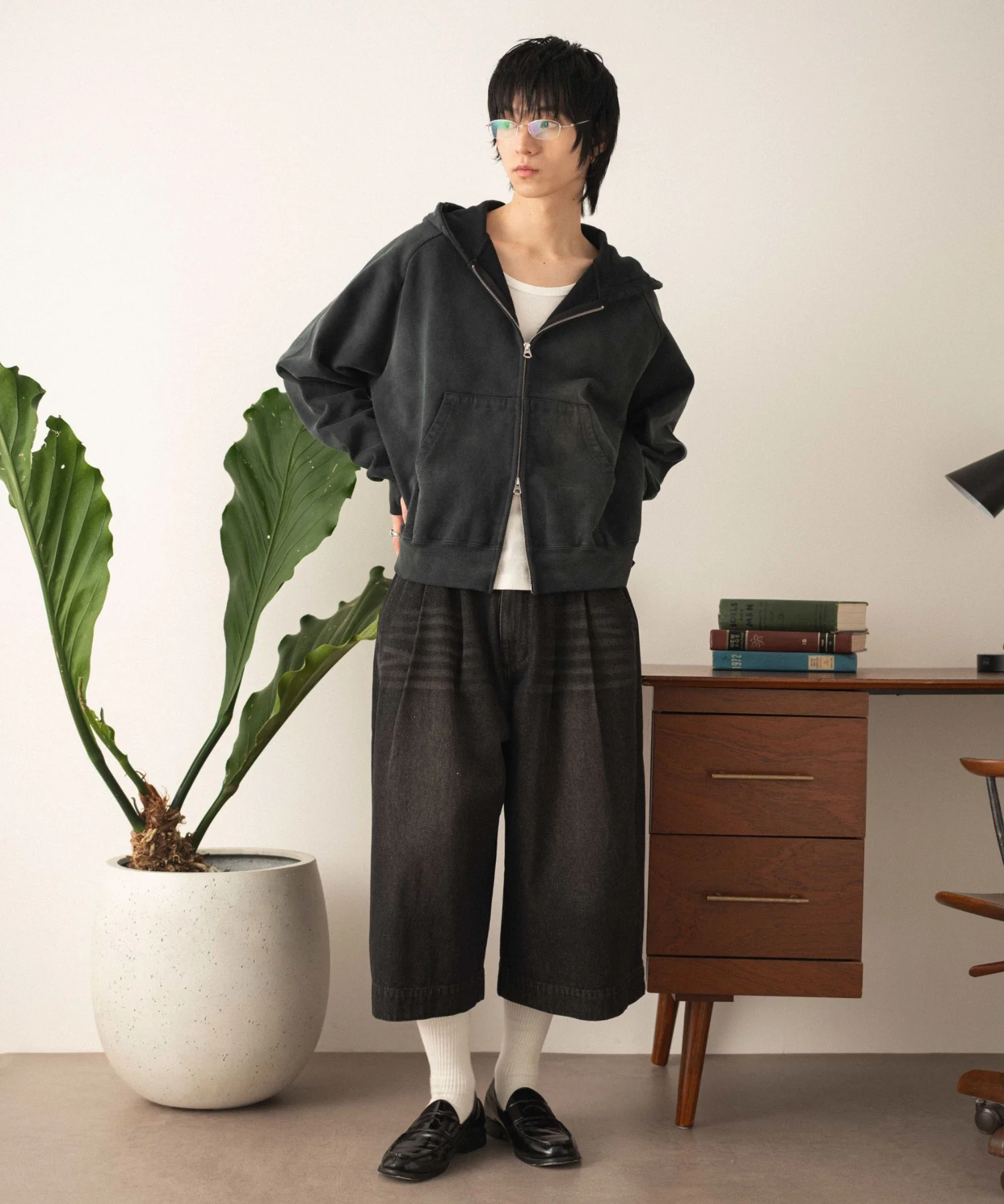 クロップドワイドデニムパンツ - Image 23