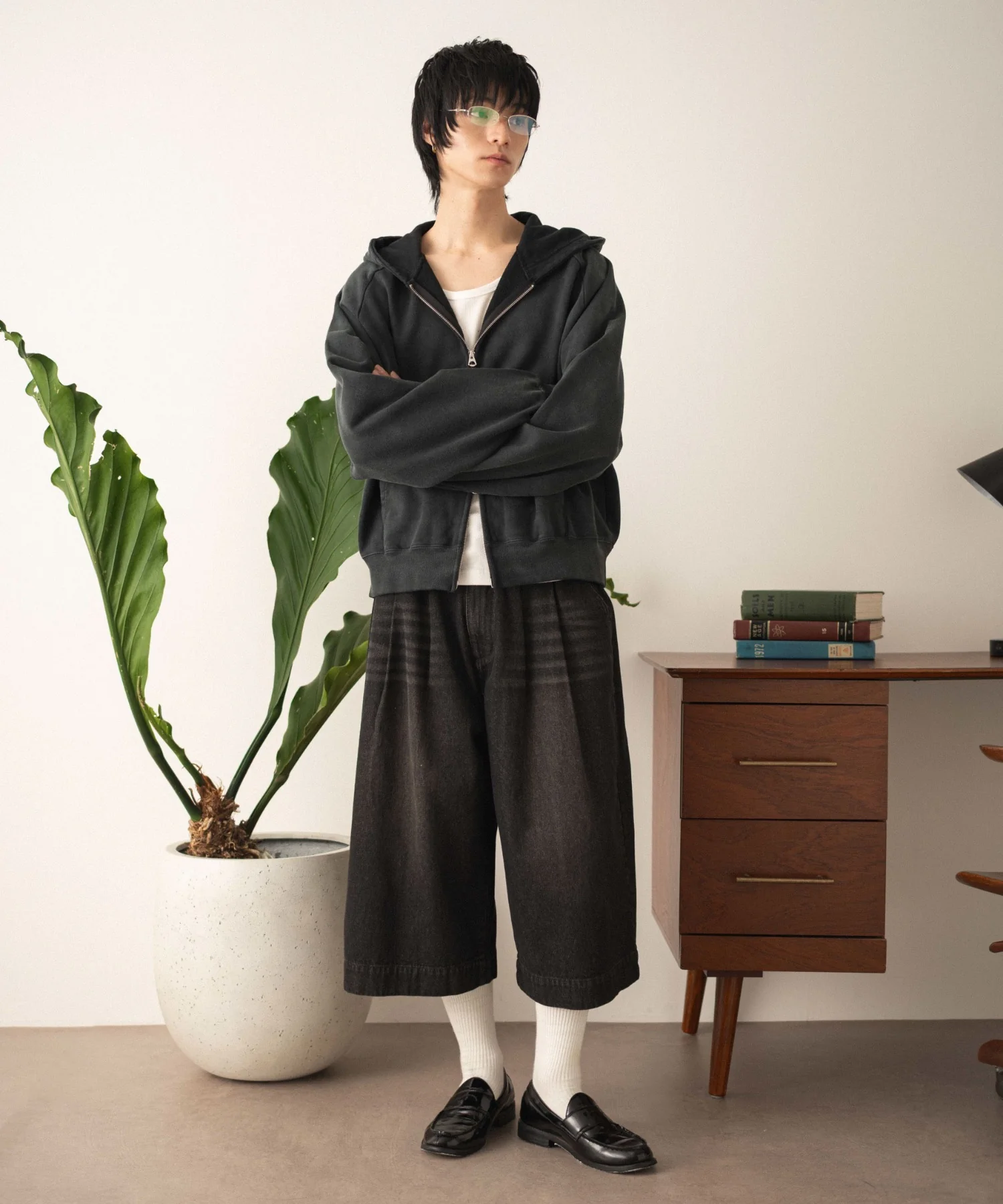 クロップドワイドデニムパンツ - Image 4