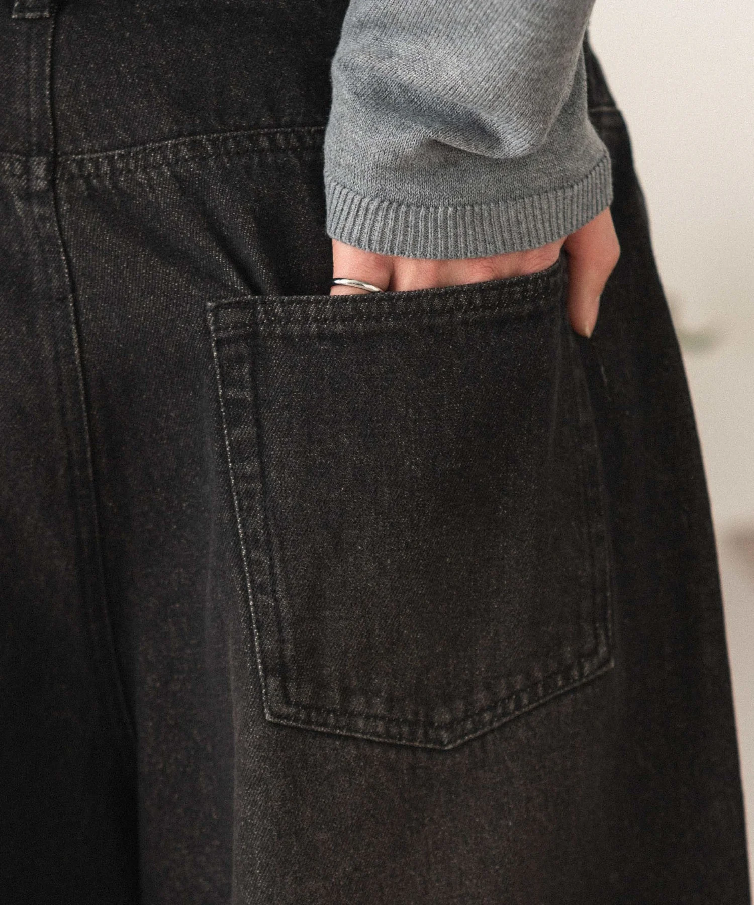 クロップドワイドデニムパンツ - Image 8