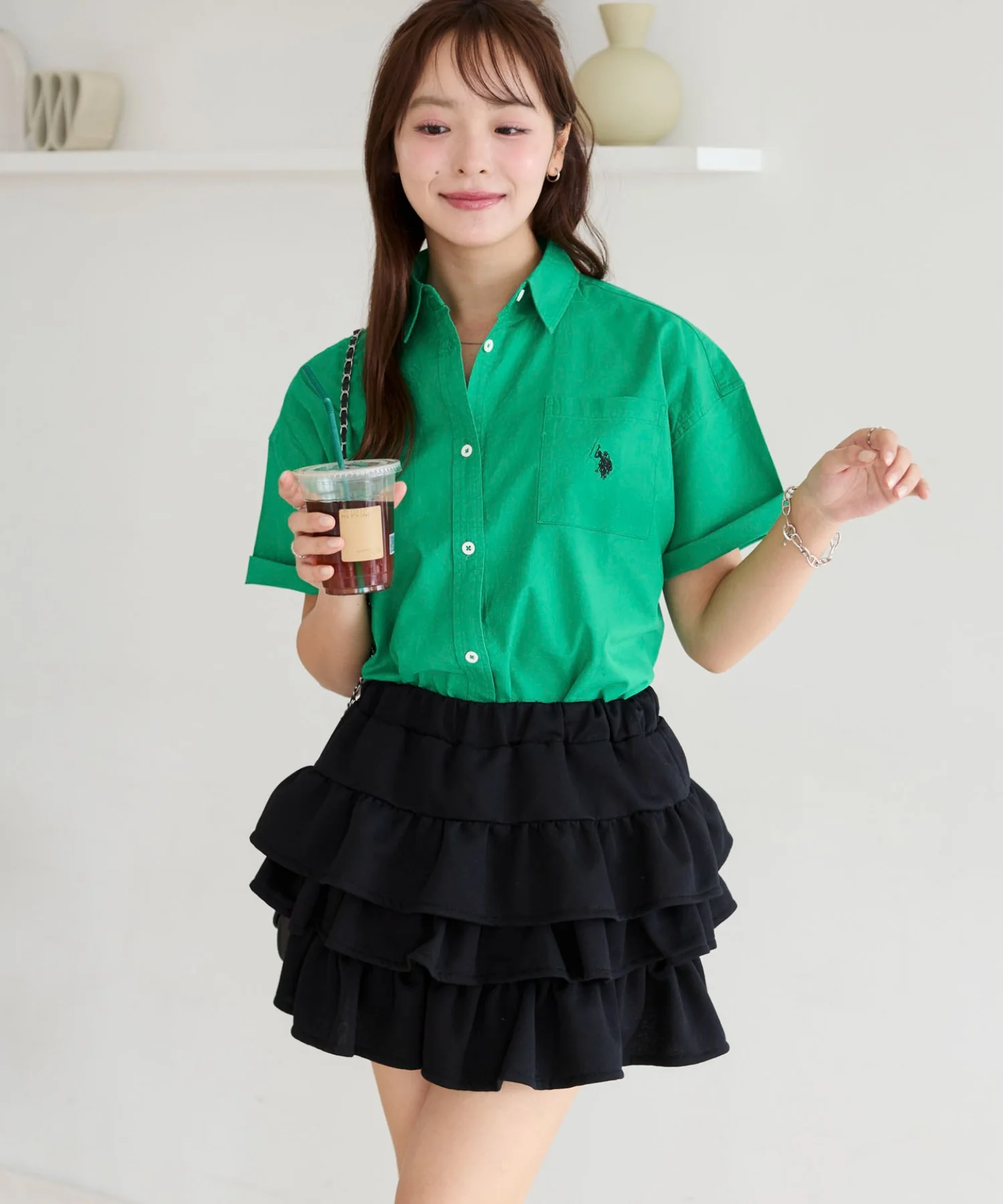 USPOLOハーフスリーブシャツ - Image 4