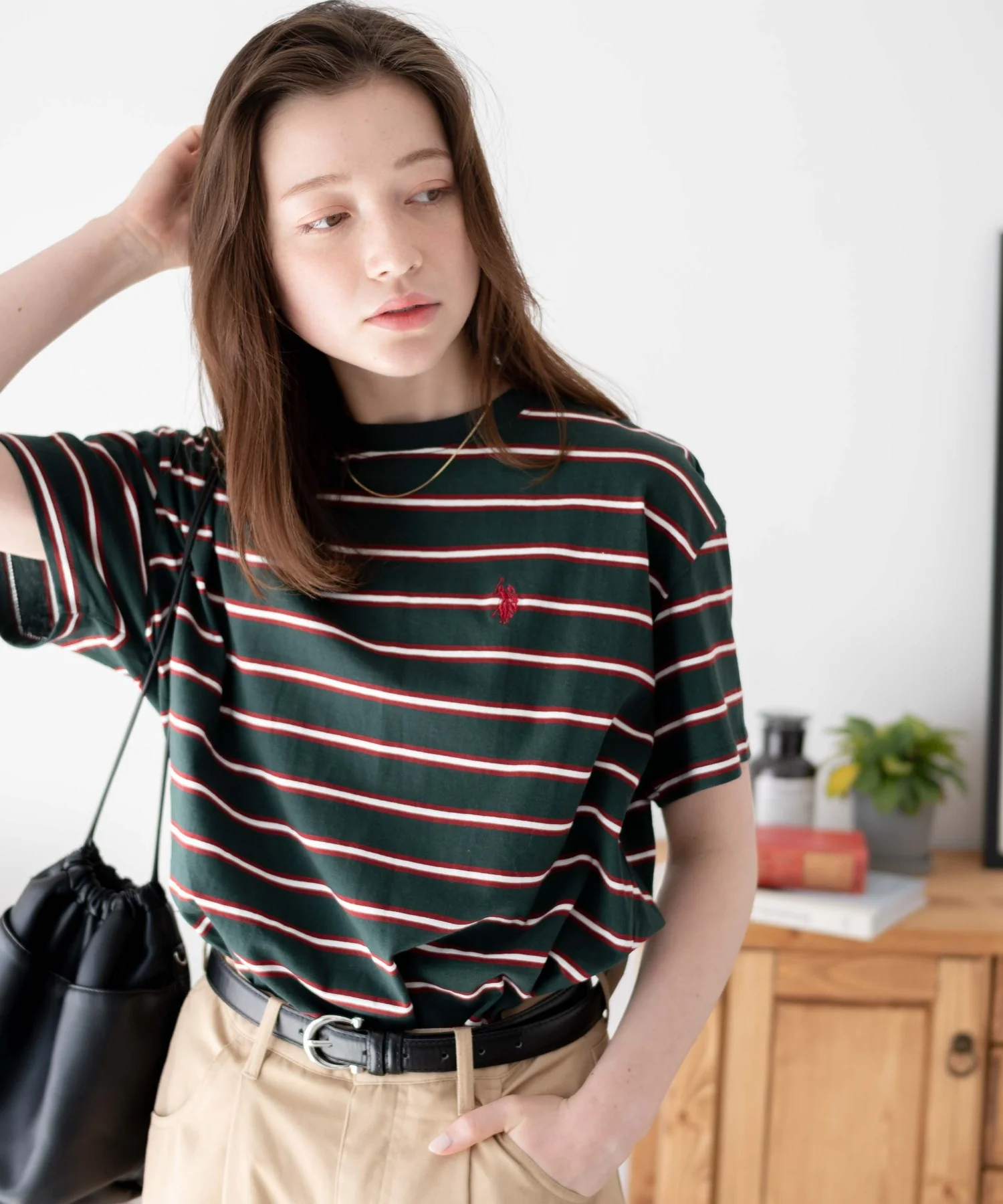 USPOLOワンポイントTシャツ - Image 10